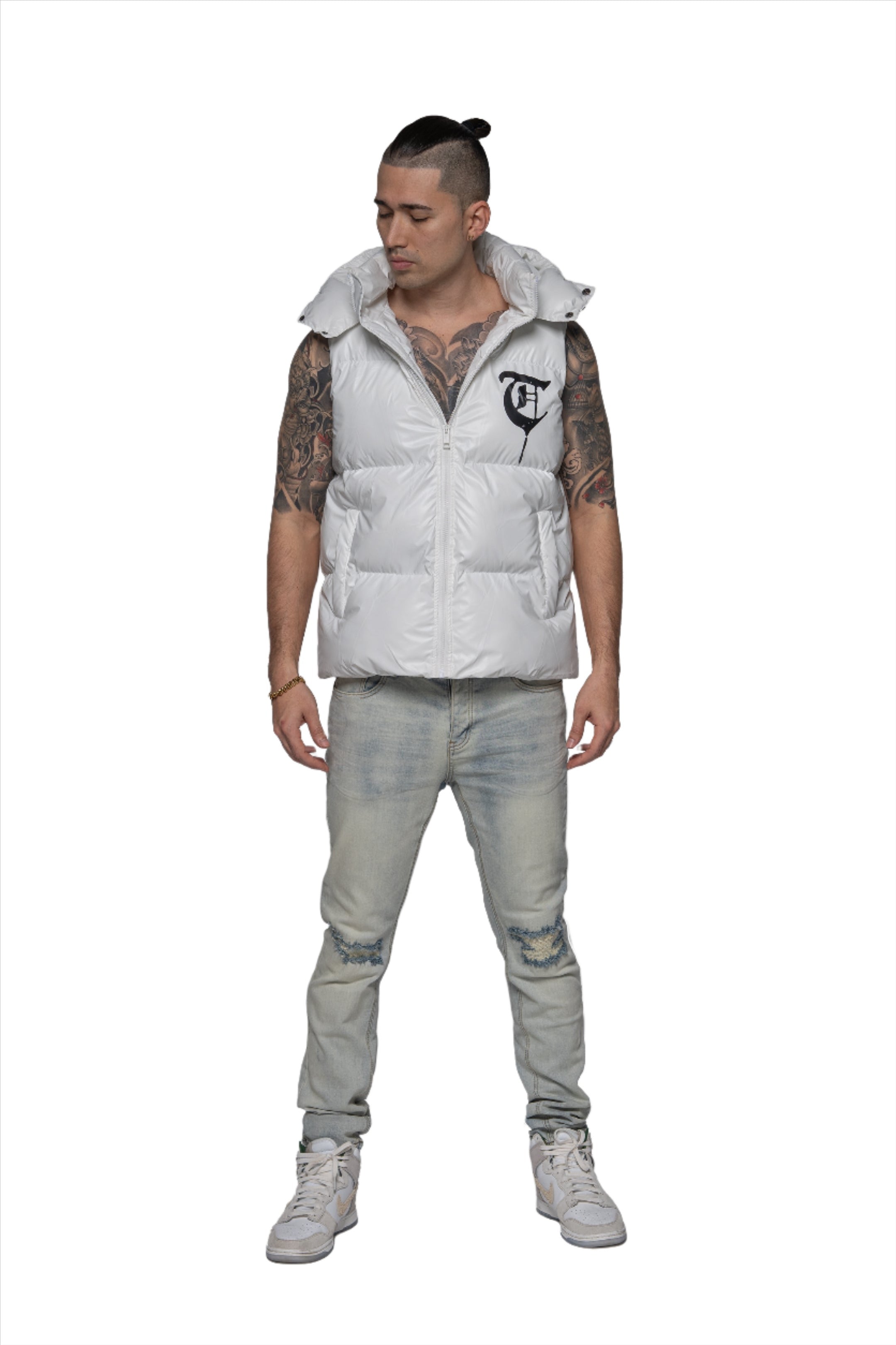 Sale White "BUBBLE" Vest