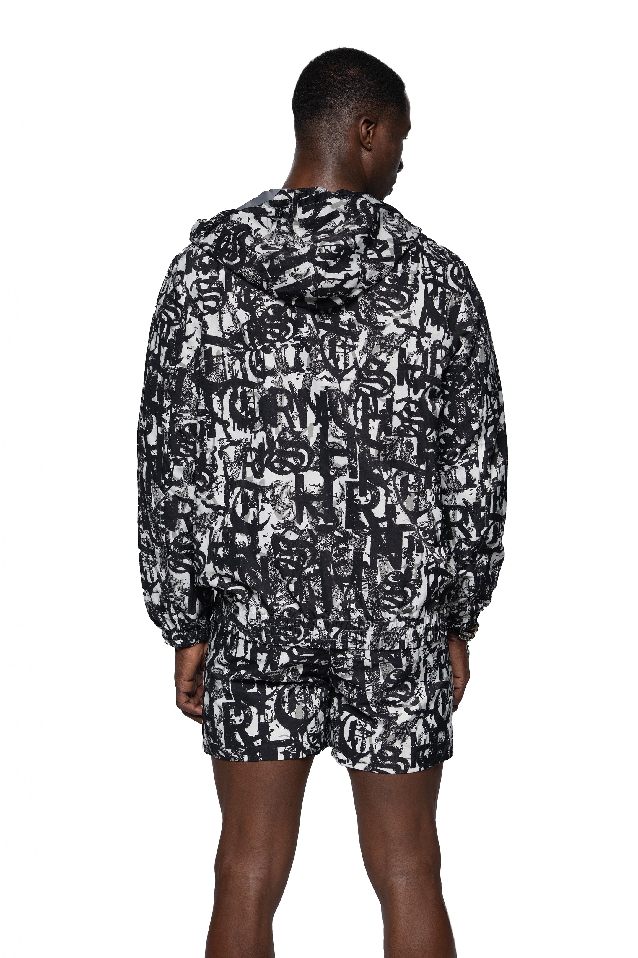Sale 2PC "UNIFIED TRNCHS"Black/White Set