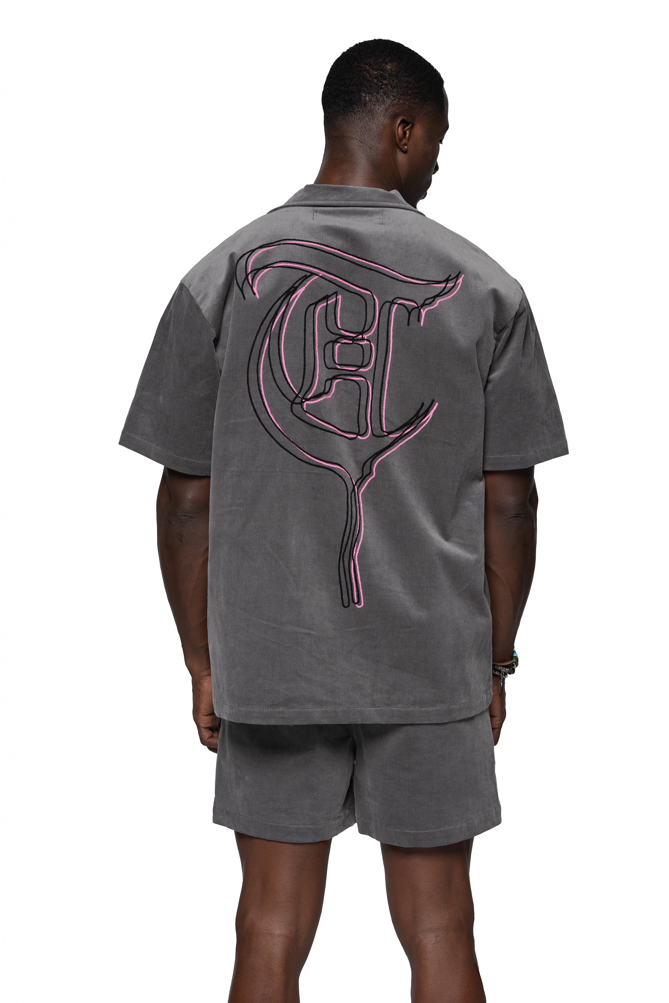 Sale "ROYAL CLOTH" Grey Button Up