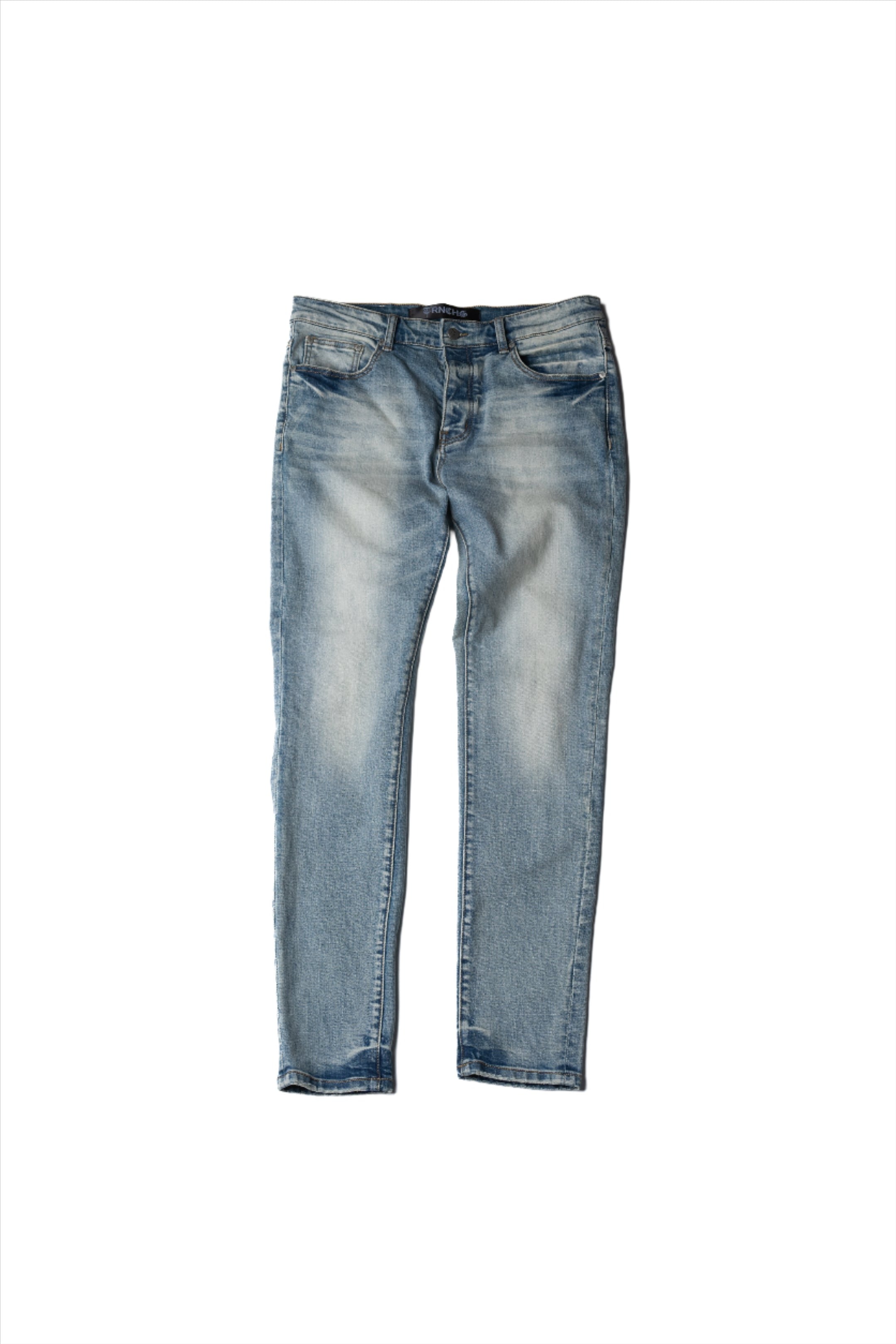 "FLAMINGO" Light Wash Skinny Denim