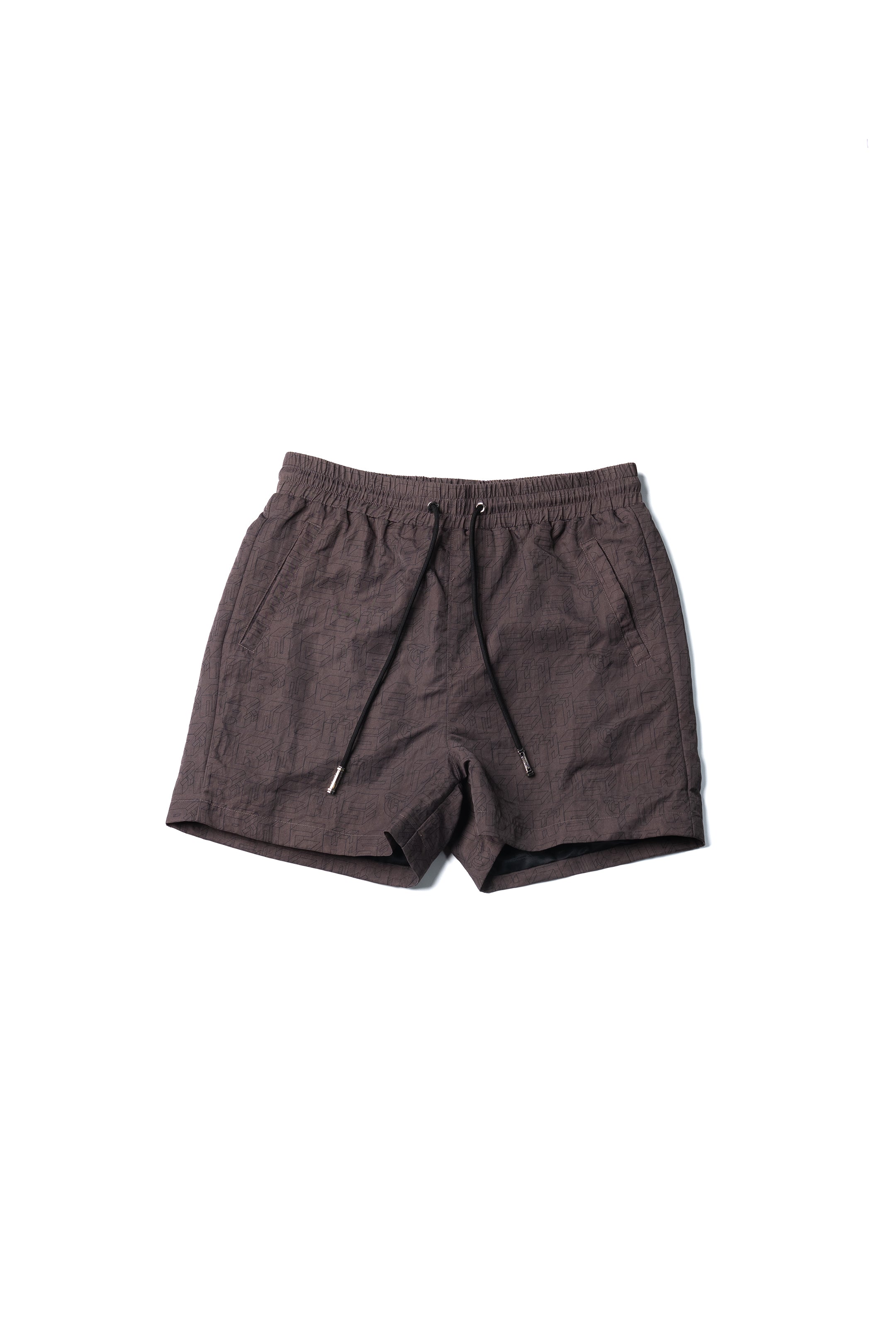 "3D LOGO" Plum Shorts