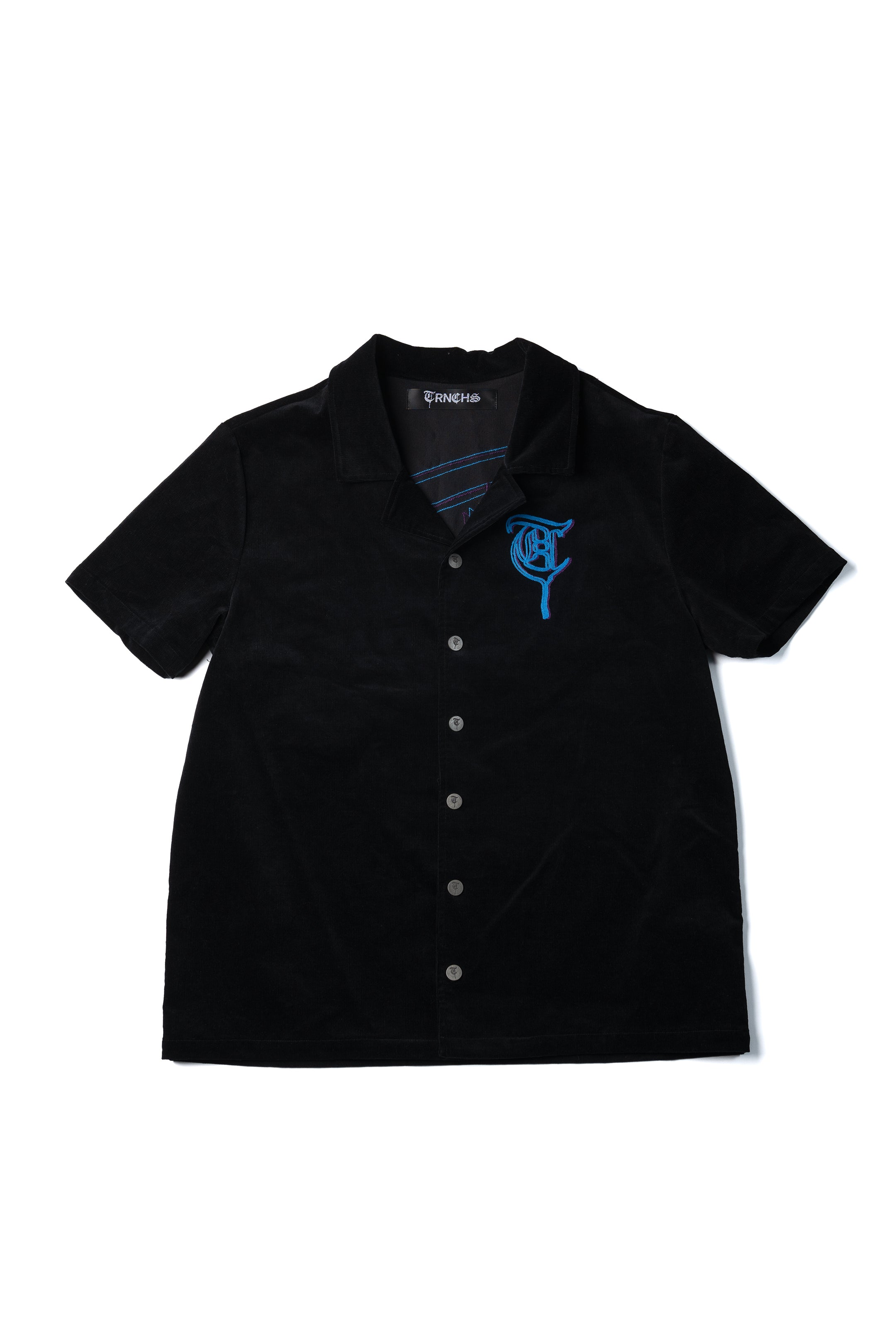 Sale "ROYAL CLOTH" Black Button Up