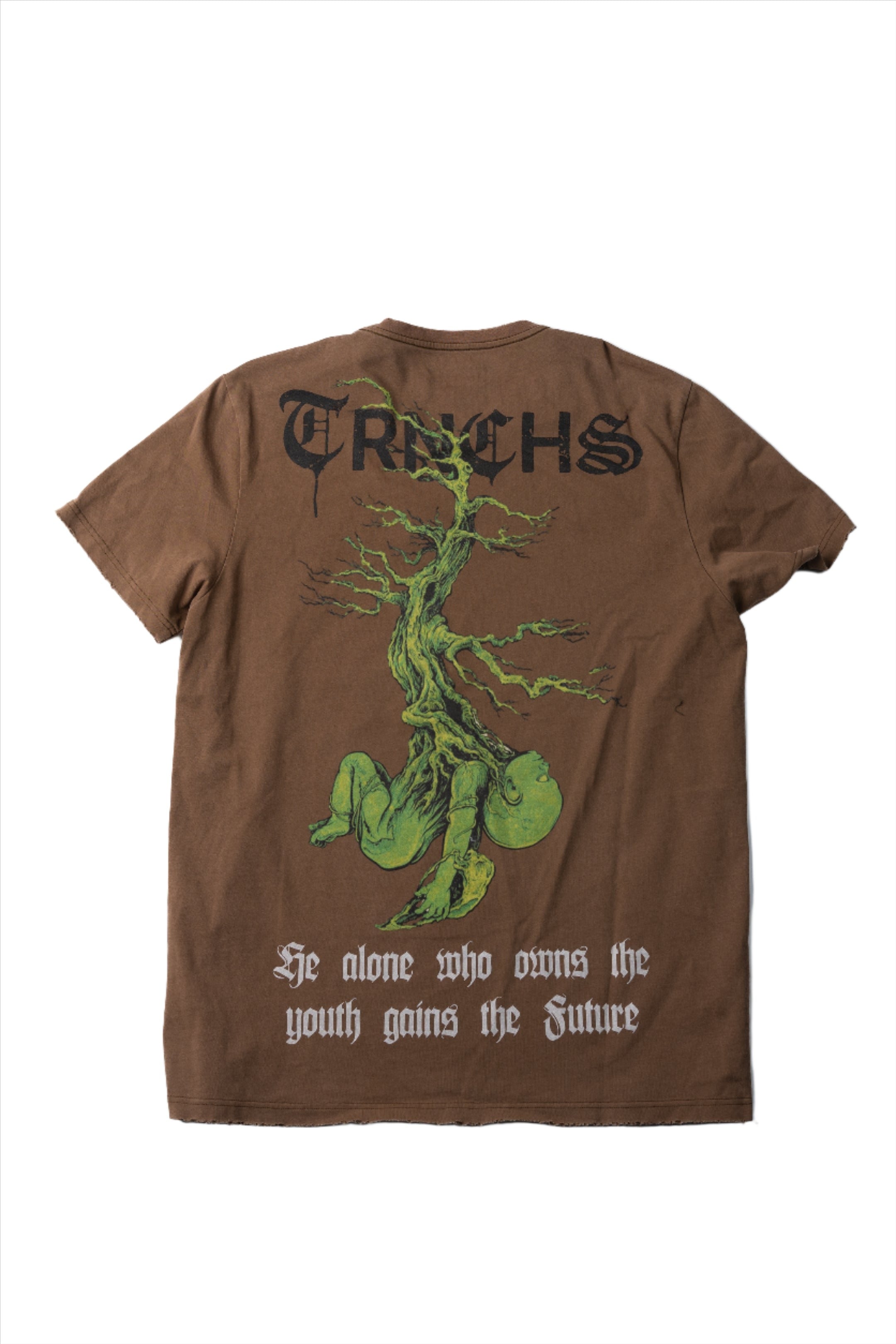 Sale "YOUTH" Vintage Brown Tee