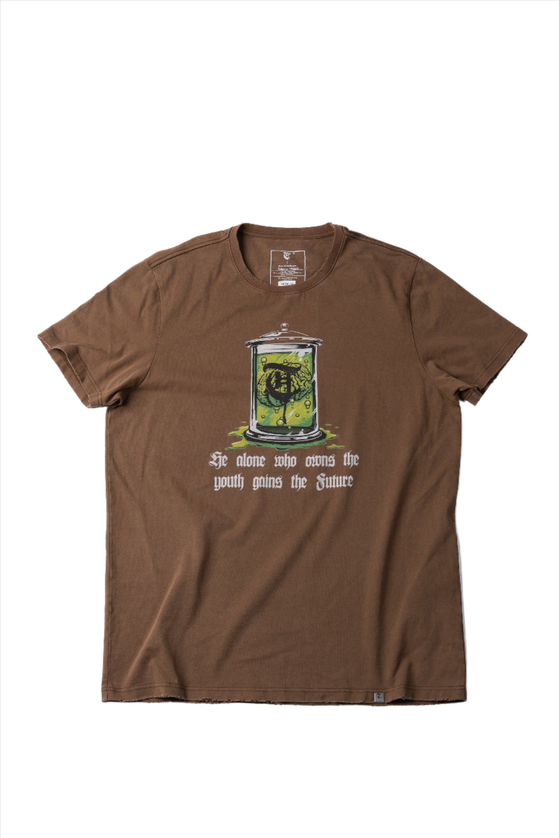 Sale "YOUTH" Vintage Brown Tee