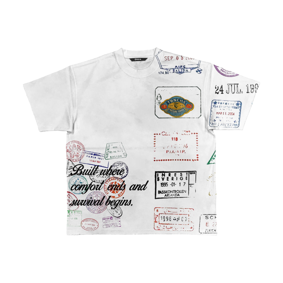 Survival l Begins White Tee