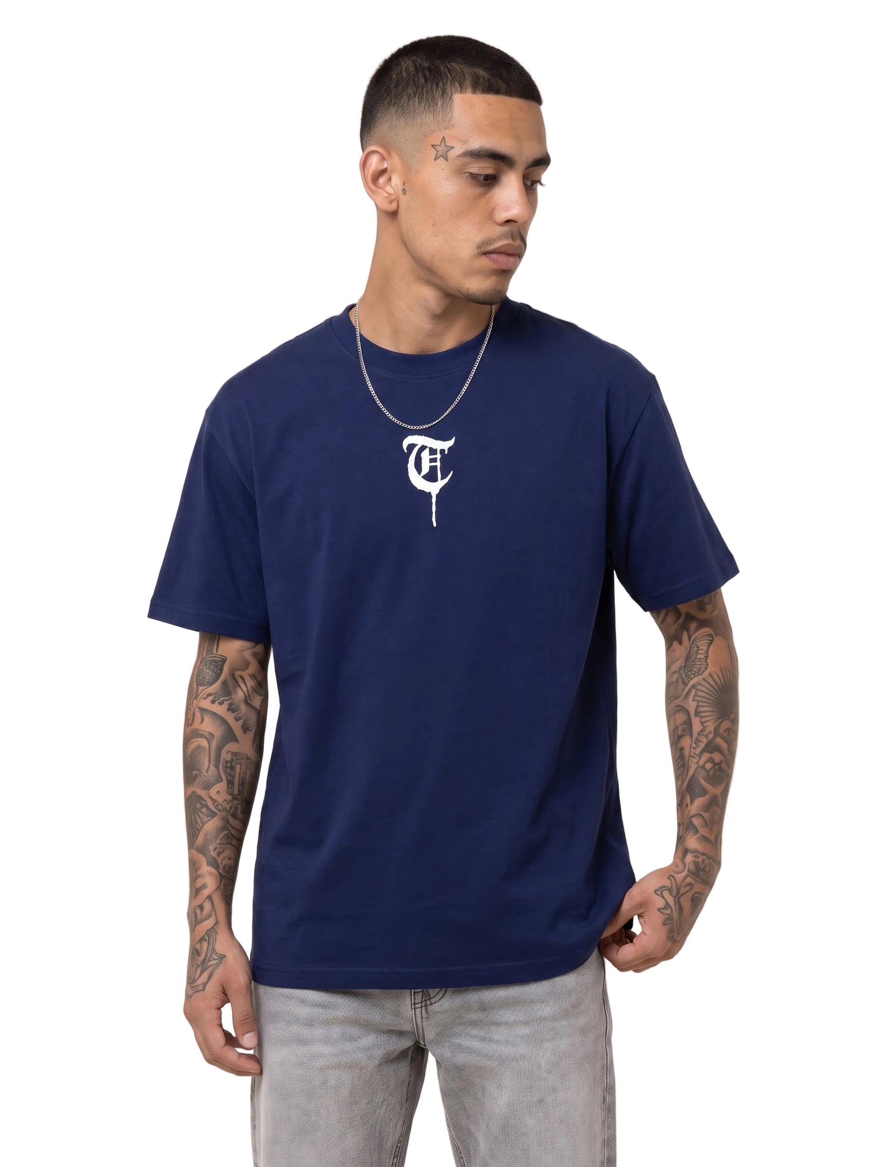 T-shirt bleu marine FORGED IN FIRE