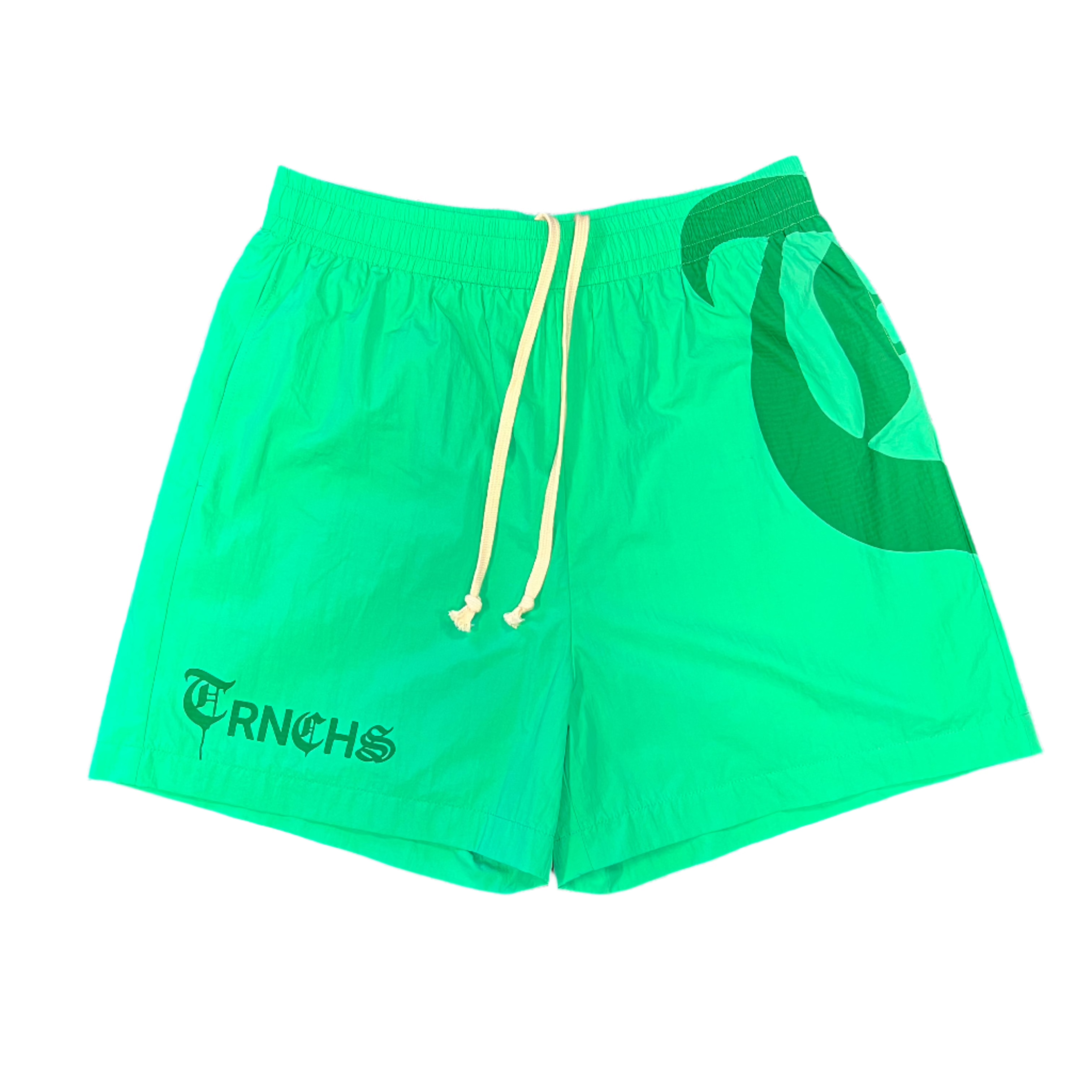 "SIROCCO" Nylon Green Shorts