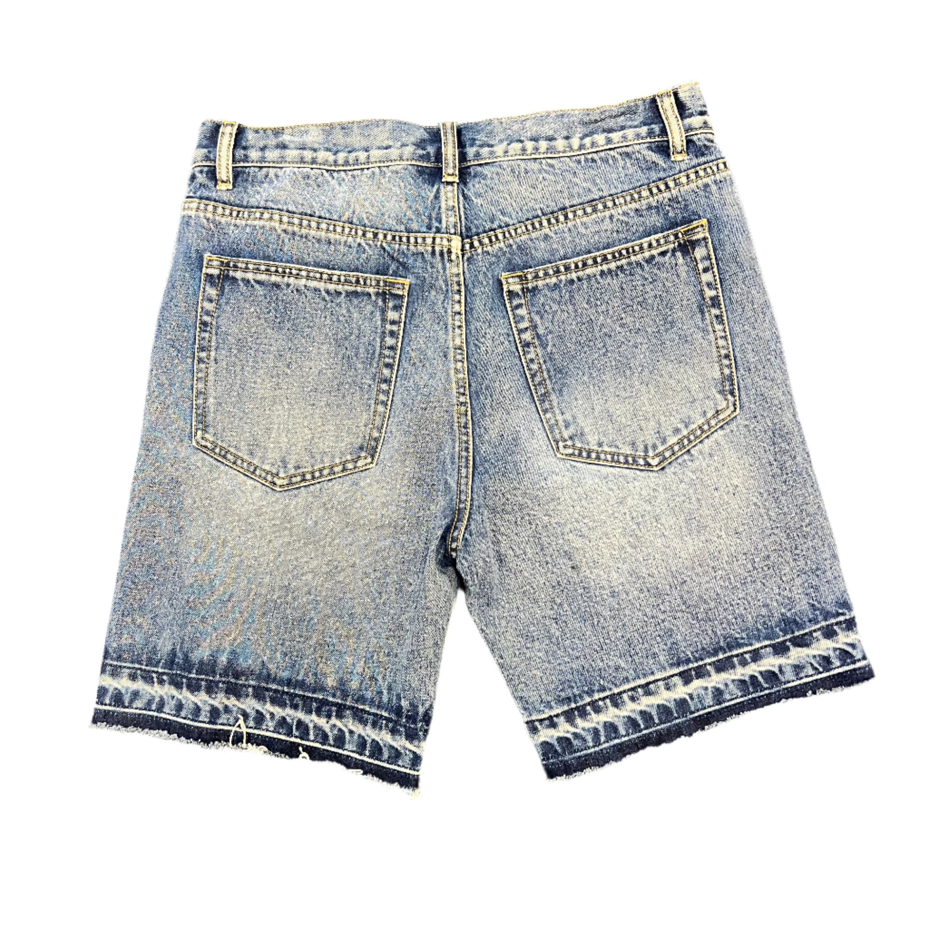 "LAYALI" Blue Denim Shorts