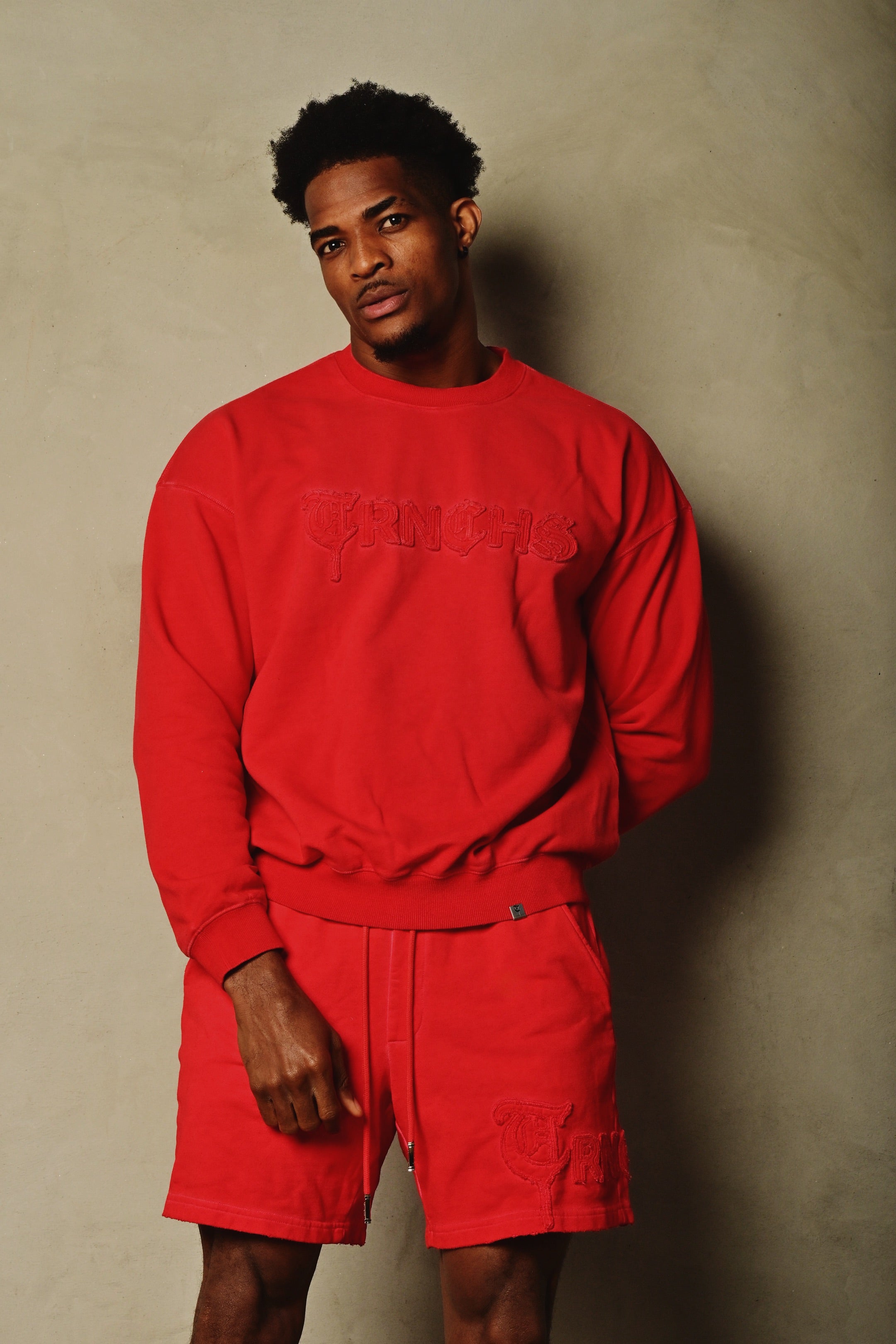 "MAWADA" Red Sweater
