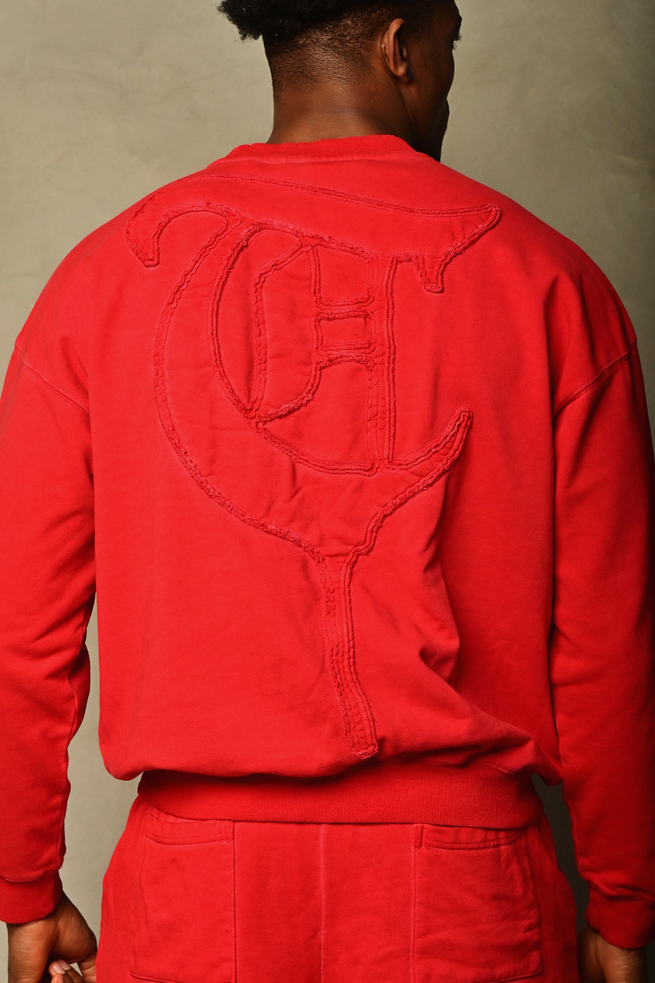 "MAWADA" Red Sweater
