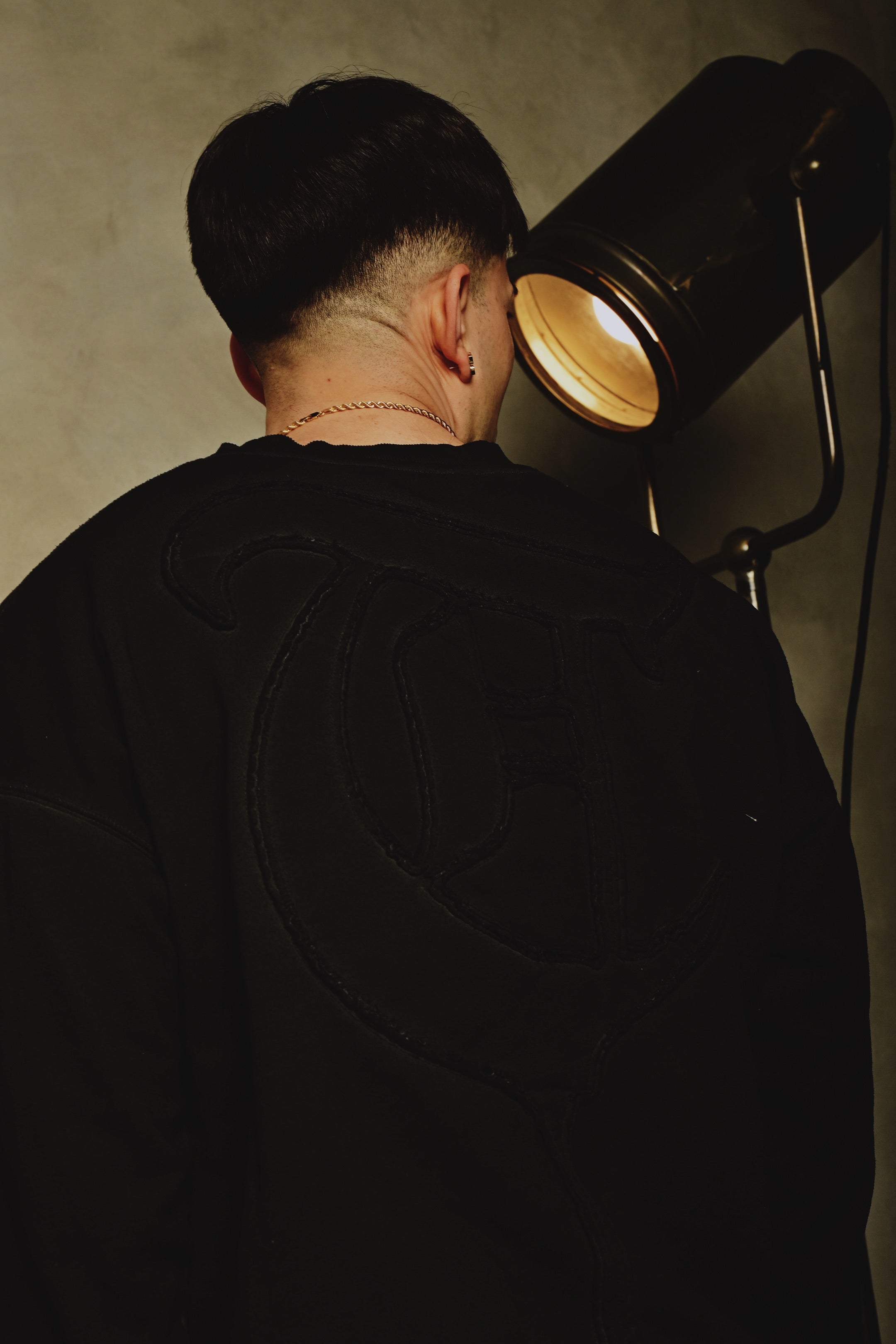 "MAWADA" Black Sweater