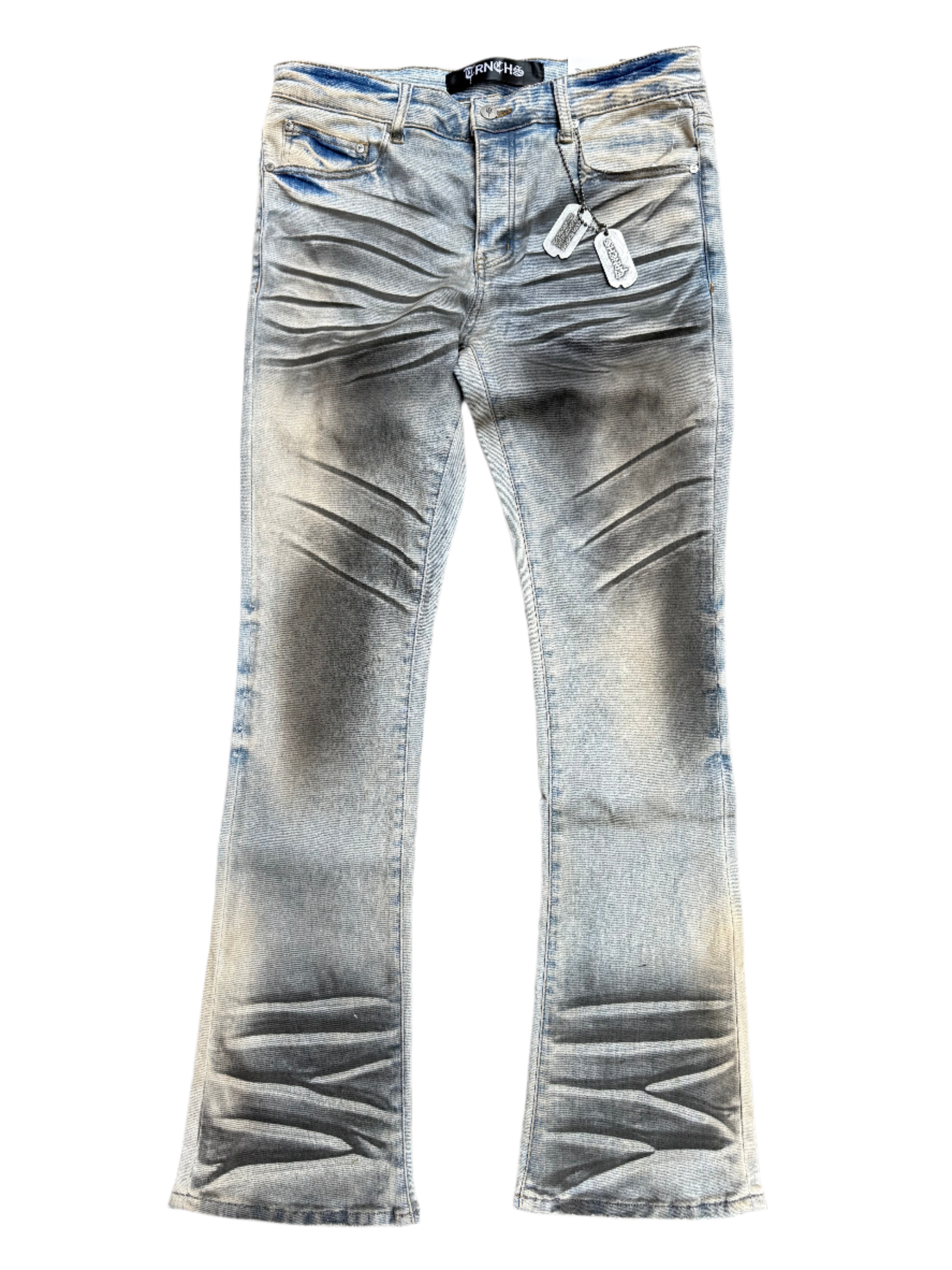 FADED ORDER Light Wash Denim
