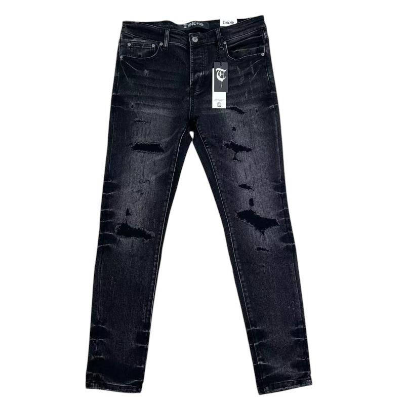 "SAYYAN" Black Wash Skinny Denim