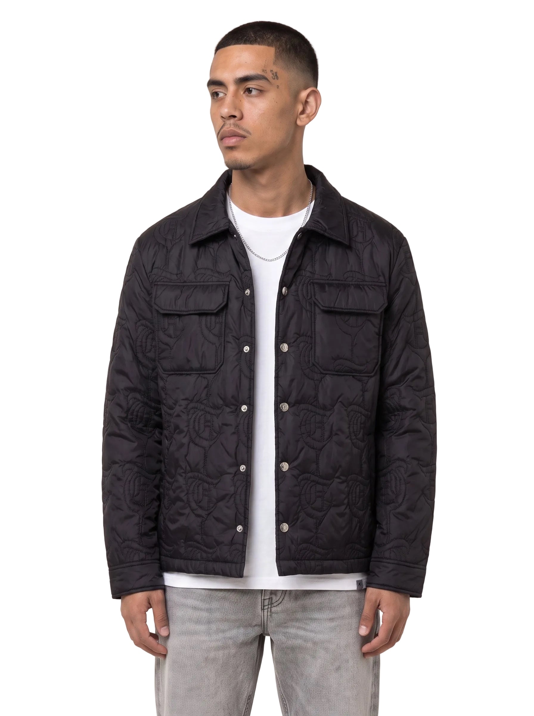 IMPRINT Black Nylon Jacket