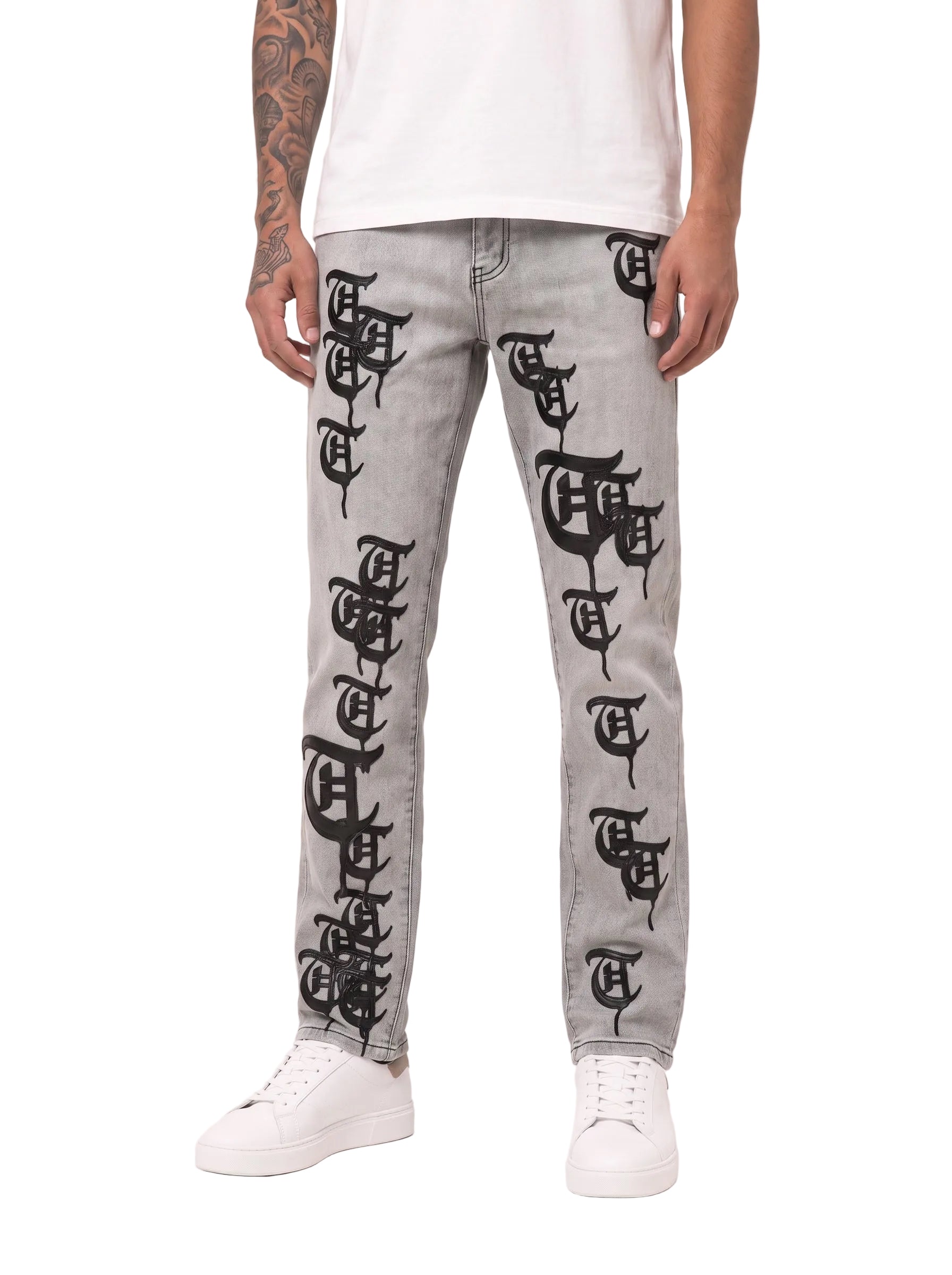 KALIB Light Grey Wash Denim