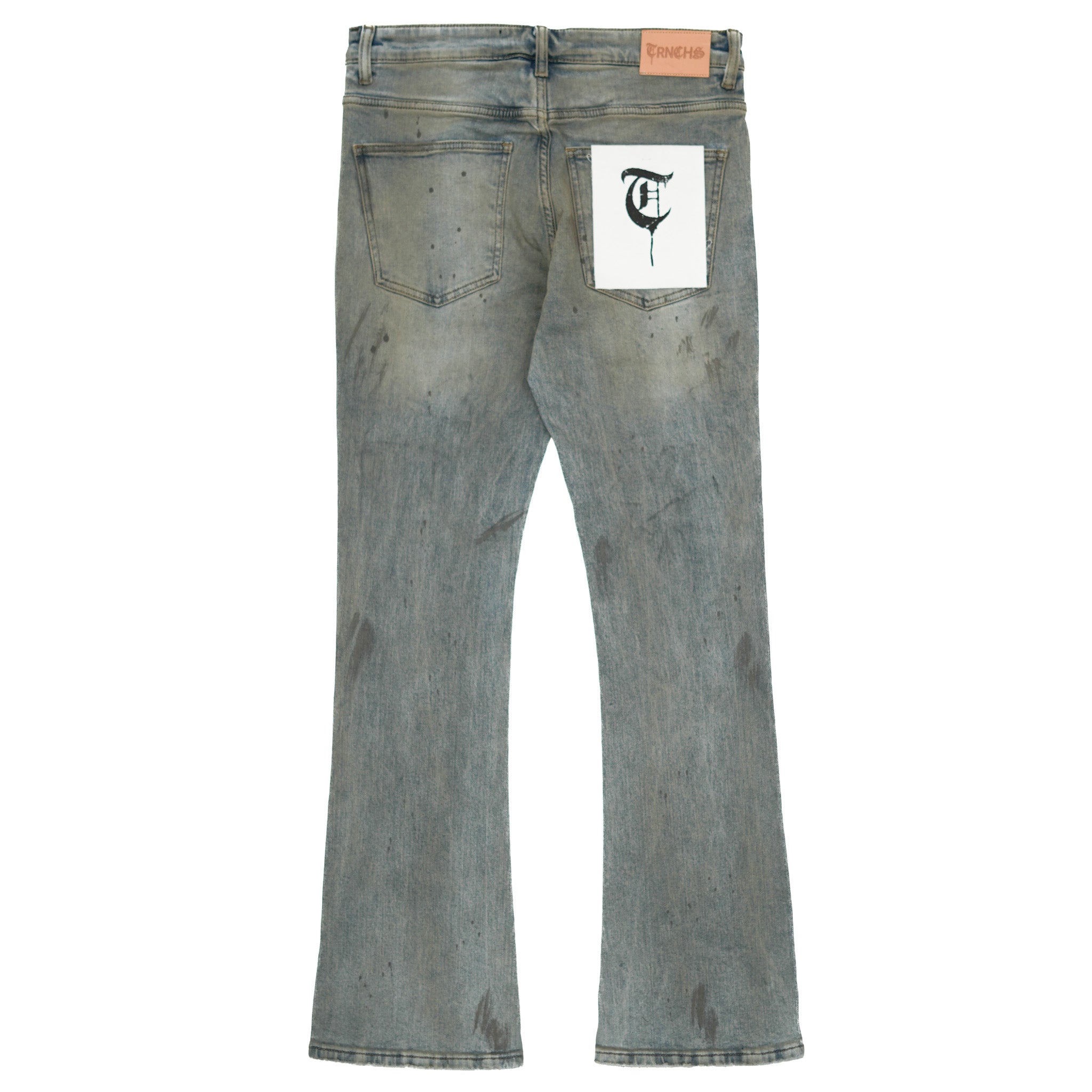 "ASHES" Light Blue Wash Denim