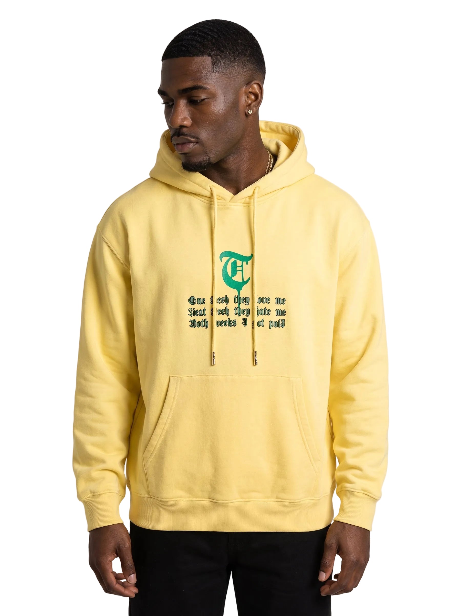 Sale "SMOKING SITI" Vintage Yellow Hoodie
