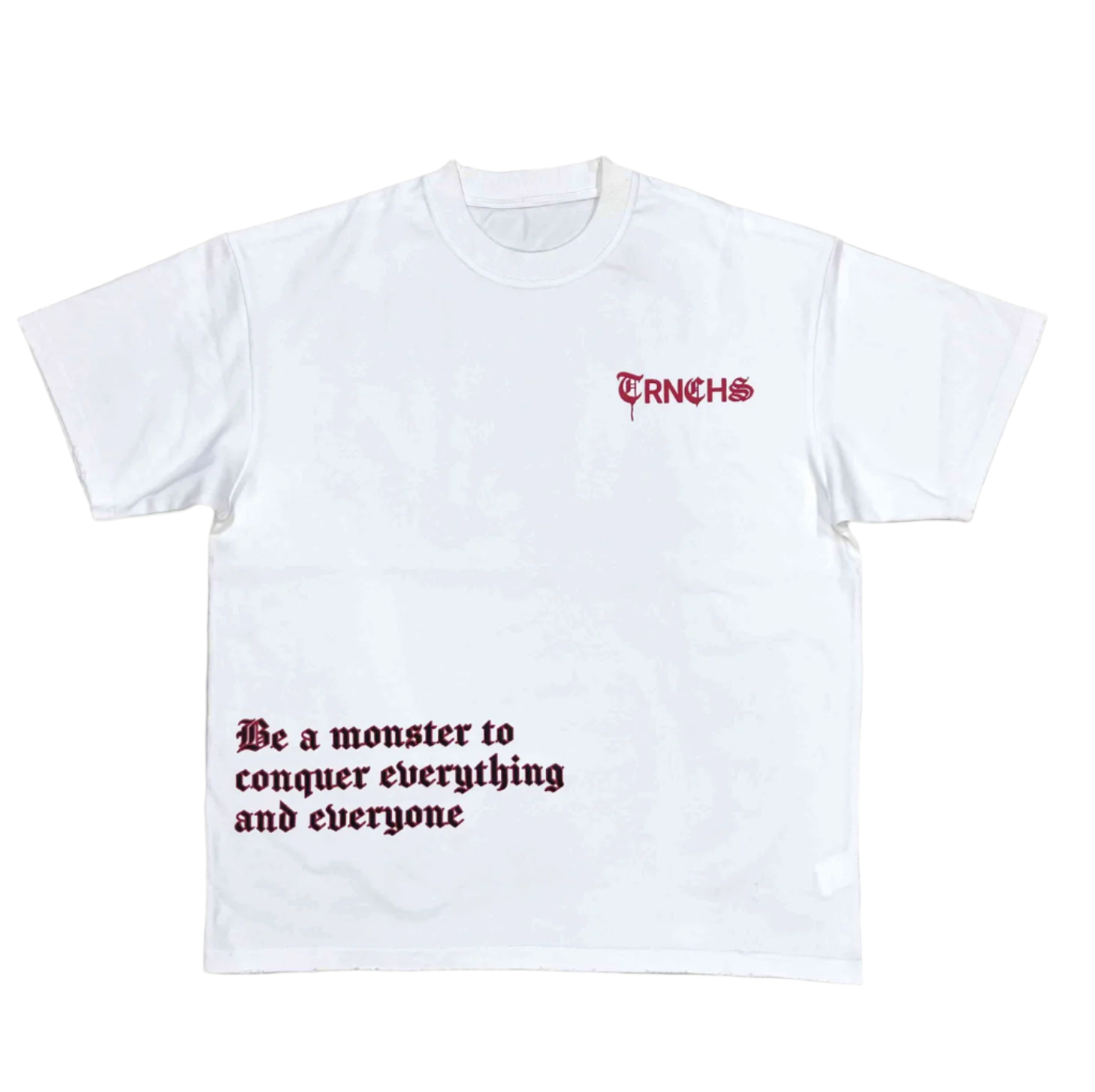"CONQUER" White Tee