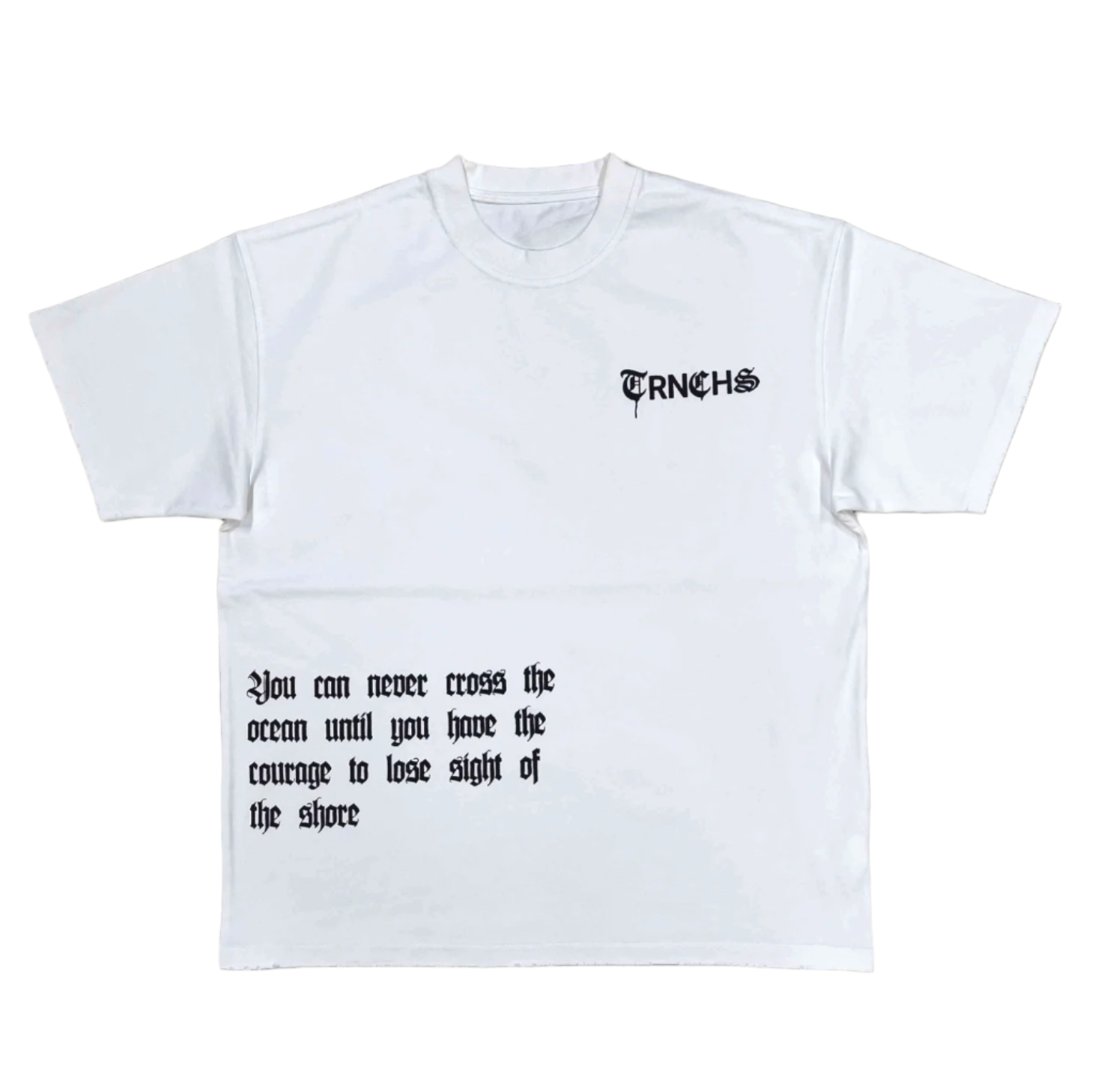"COURAGE" White Tee