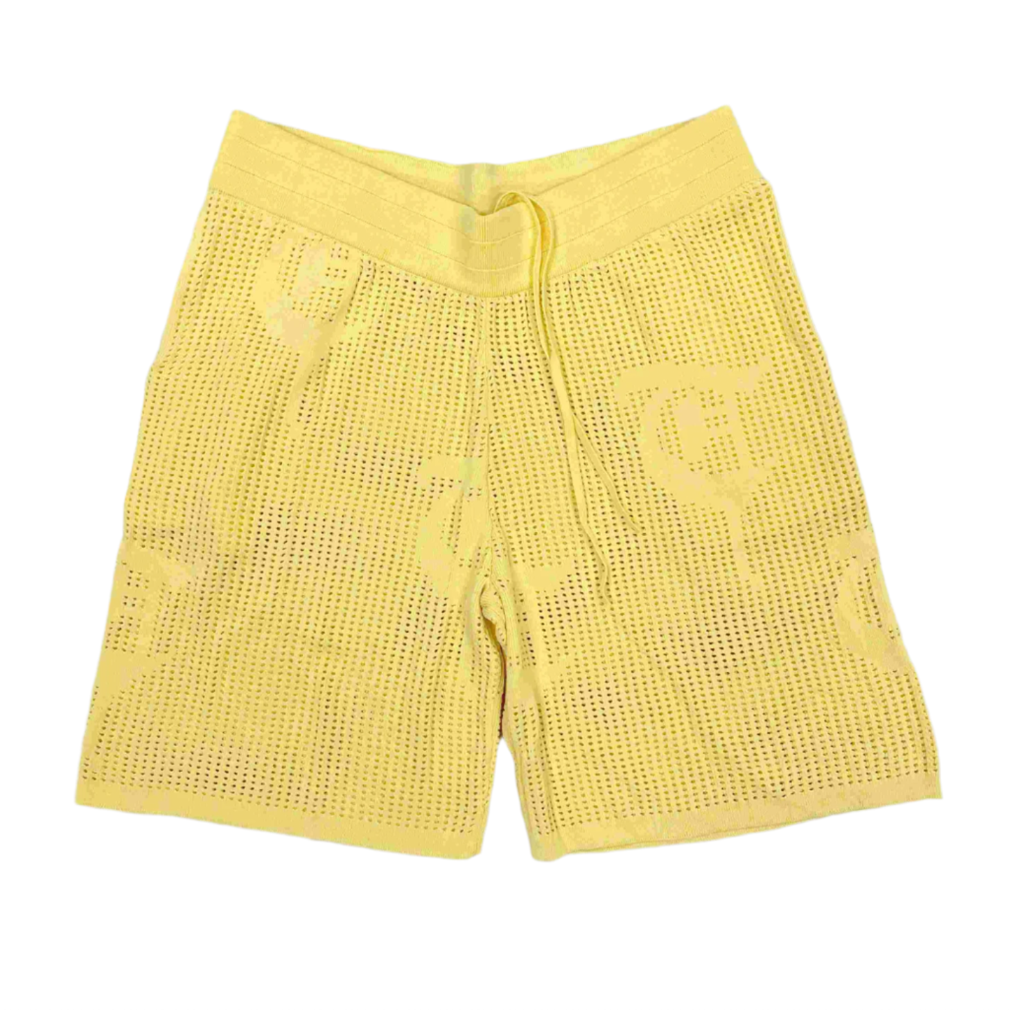 "BAHR" Light Yellow Shorts
