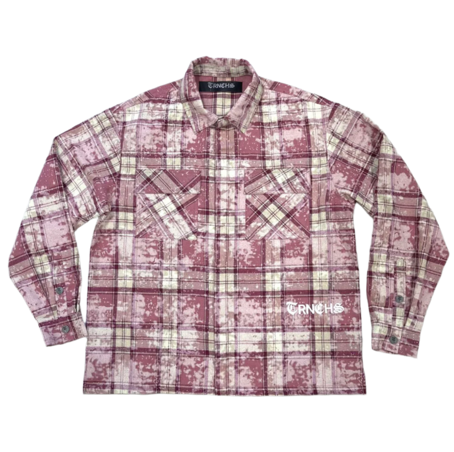 "FATAH" Pink Button Up