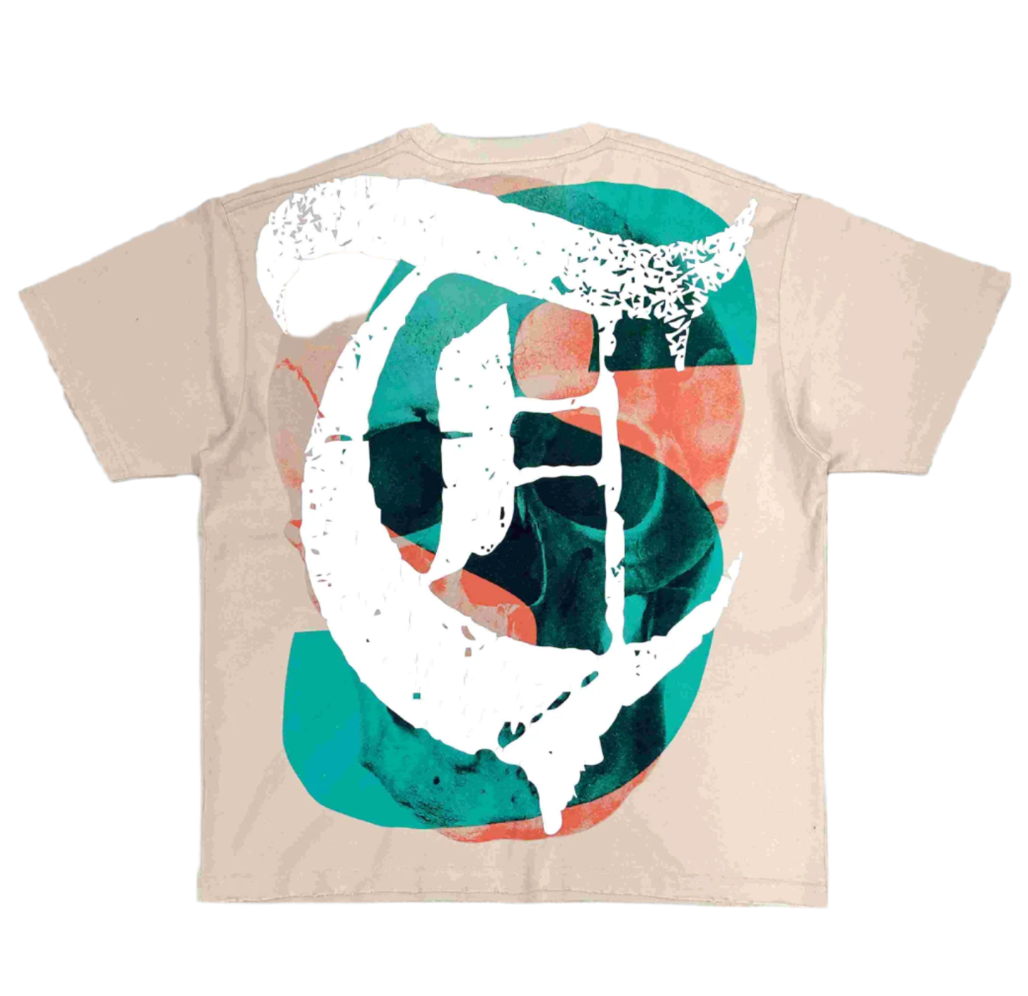 "LOST SKULL" Cream Tee