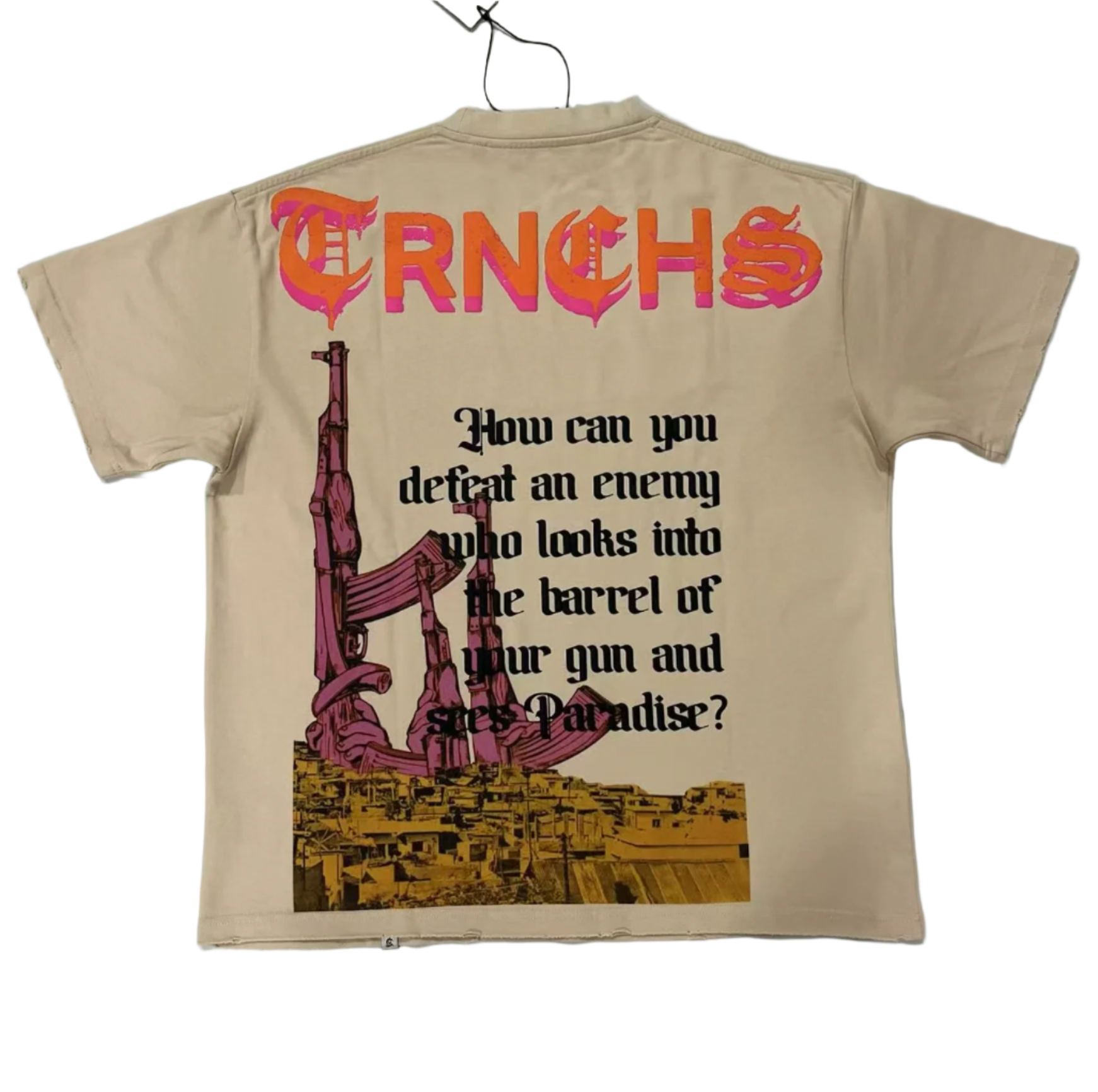 "AK47" Cream Tee