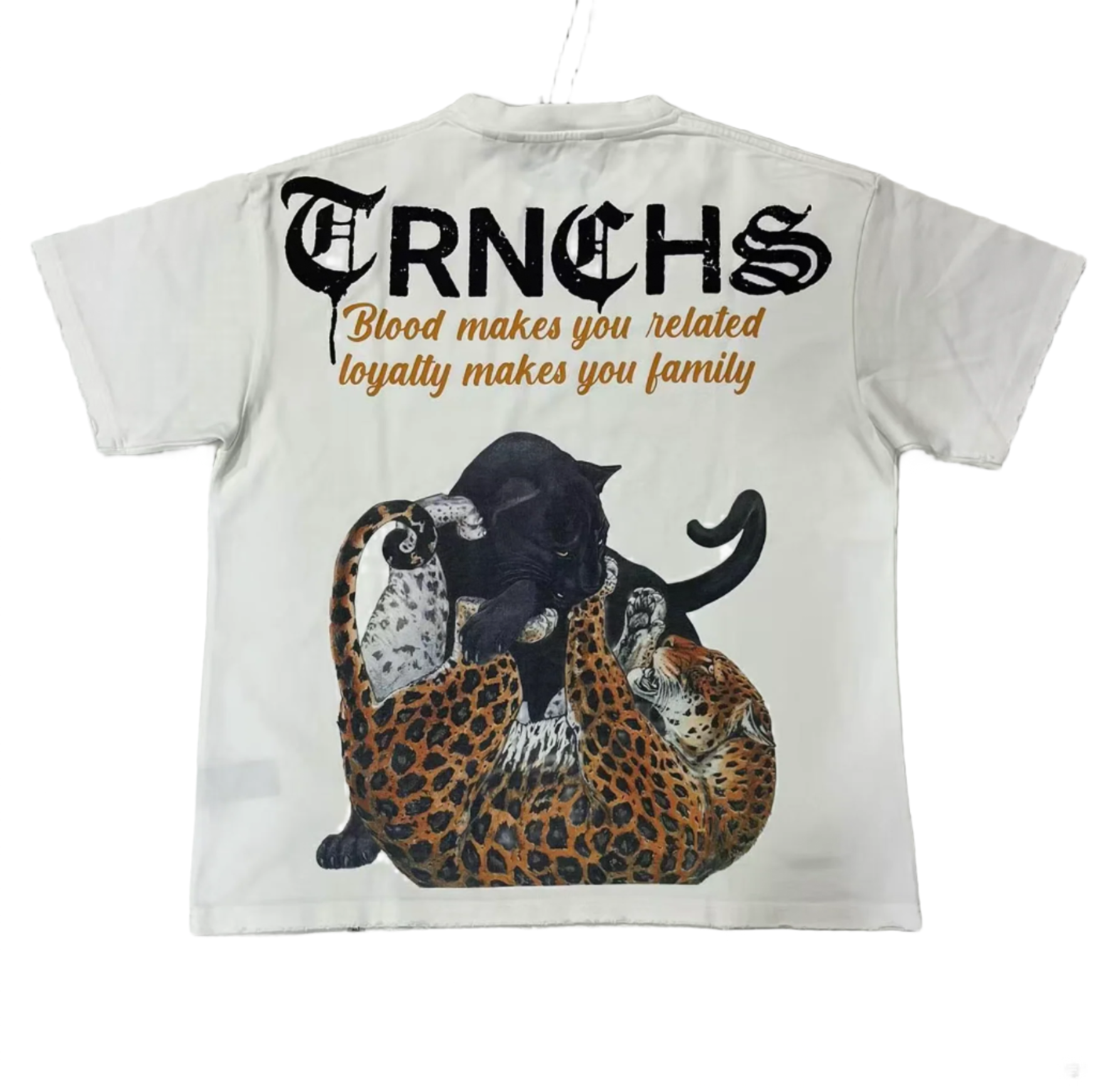 "LEOPARDS" White Tee