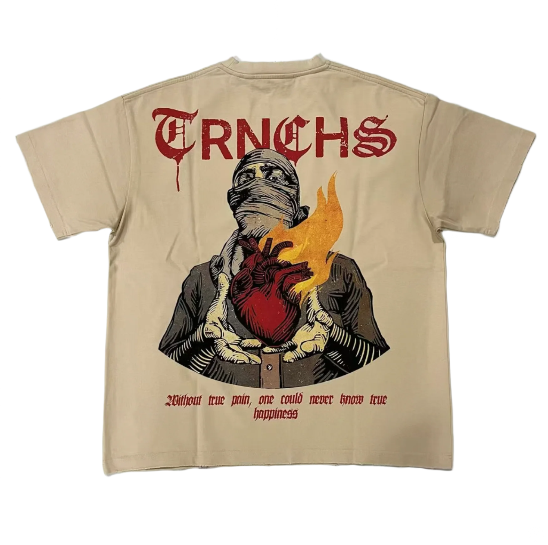 "GREAT PAIN" Cream Tee