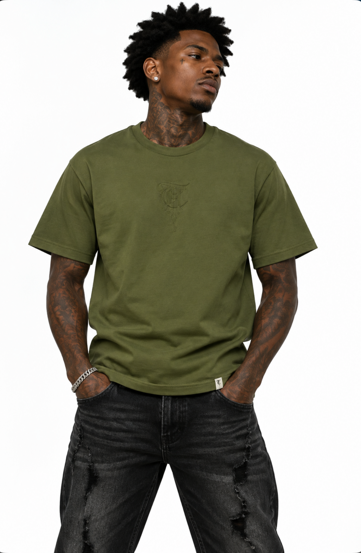 Basic Tee Army Green-
