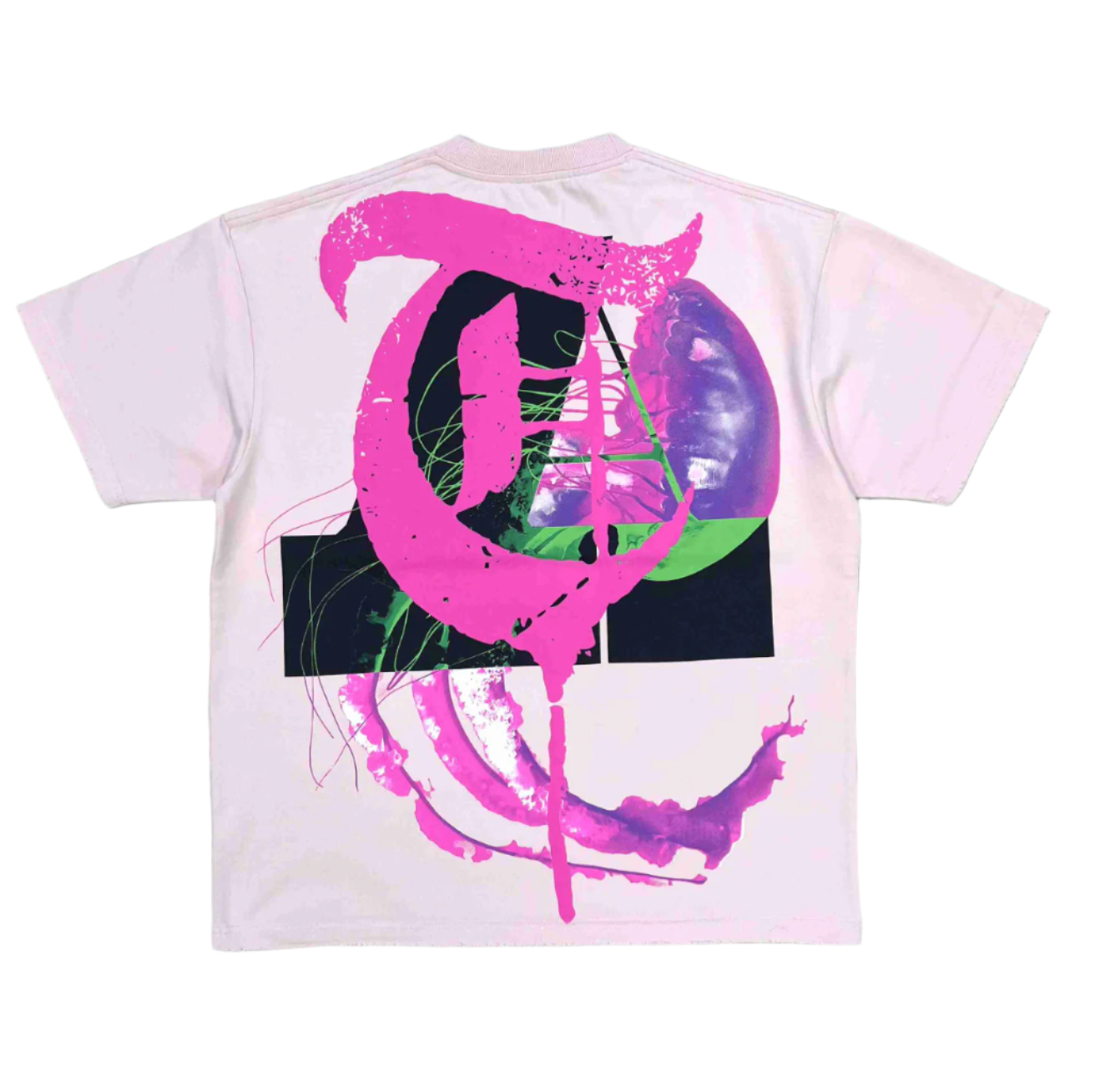 "DEEP SEA" Light Pink Tee