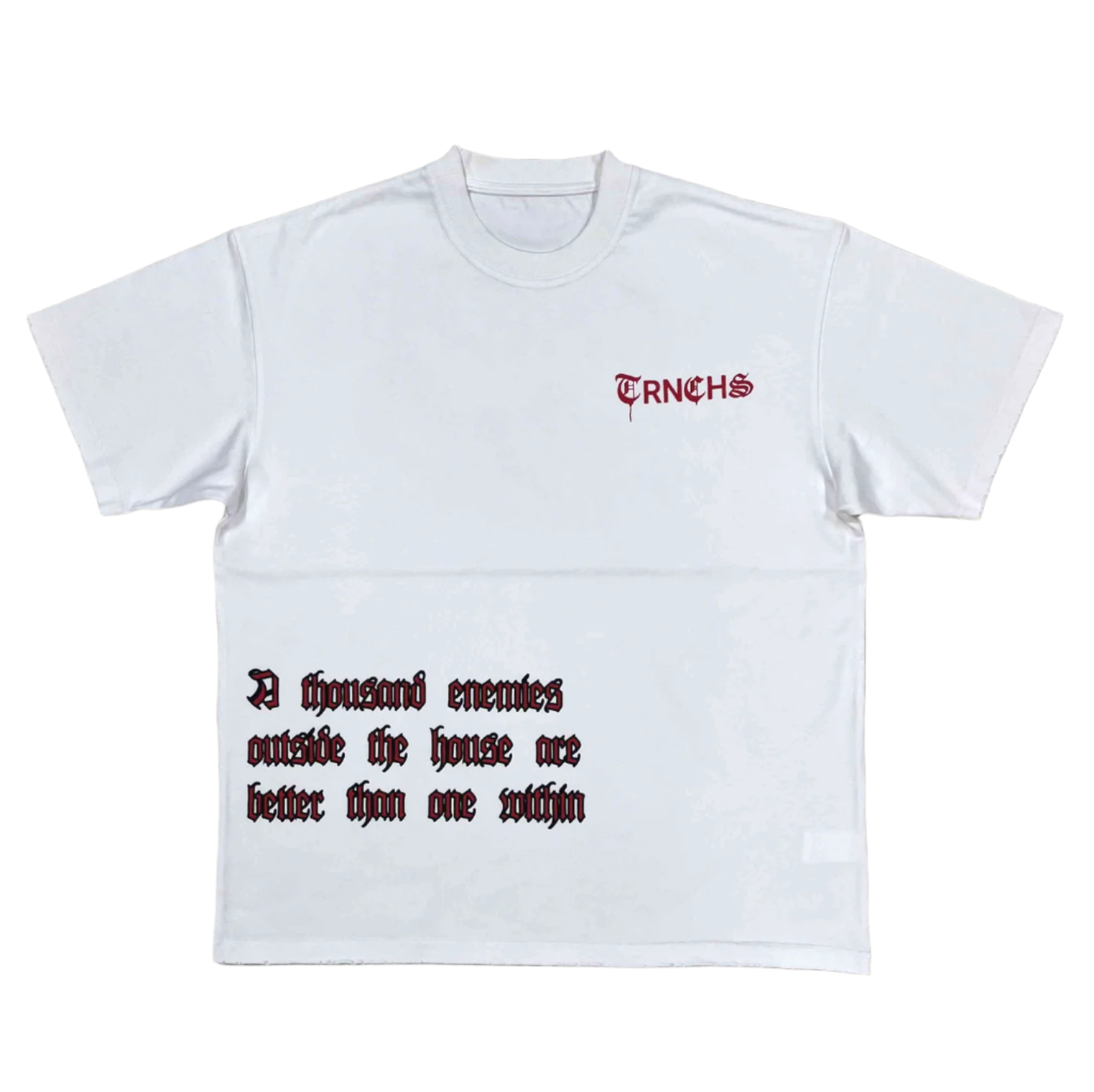 "KNOW YOUR ENEMIES" White Tee