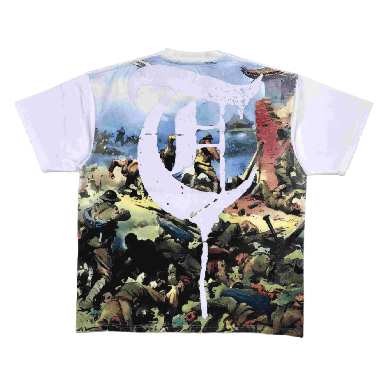 "SUCCESSFUL WAR" White Tee