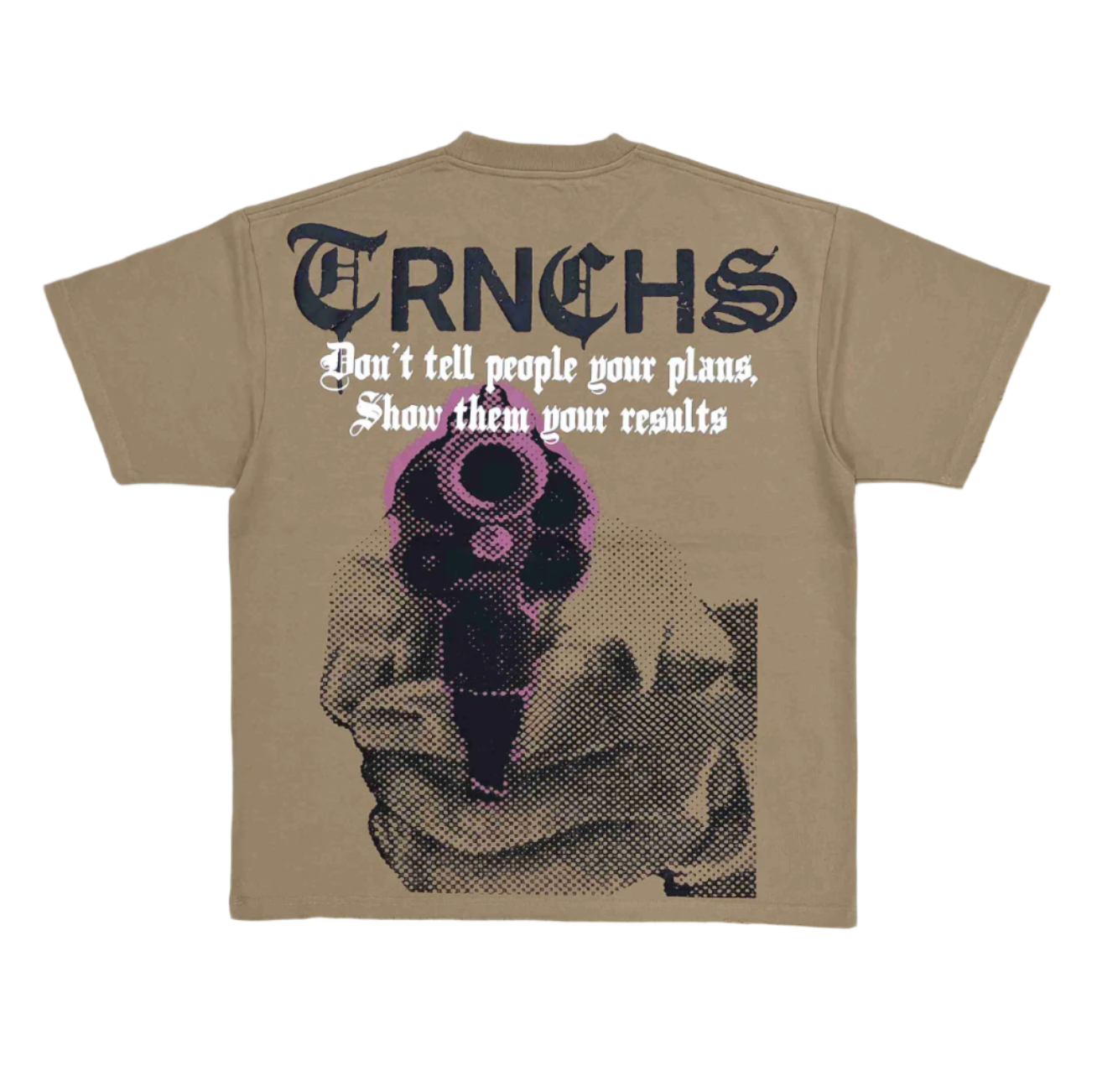"RESULTS" Khaki Tee