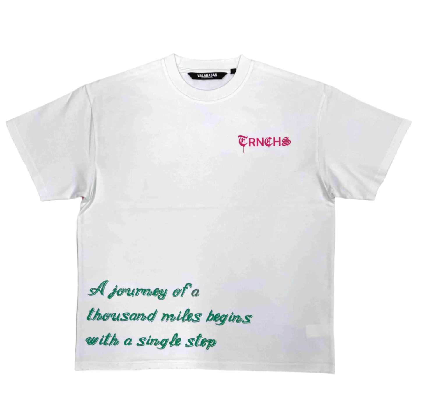 "DRAGON" White Tee