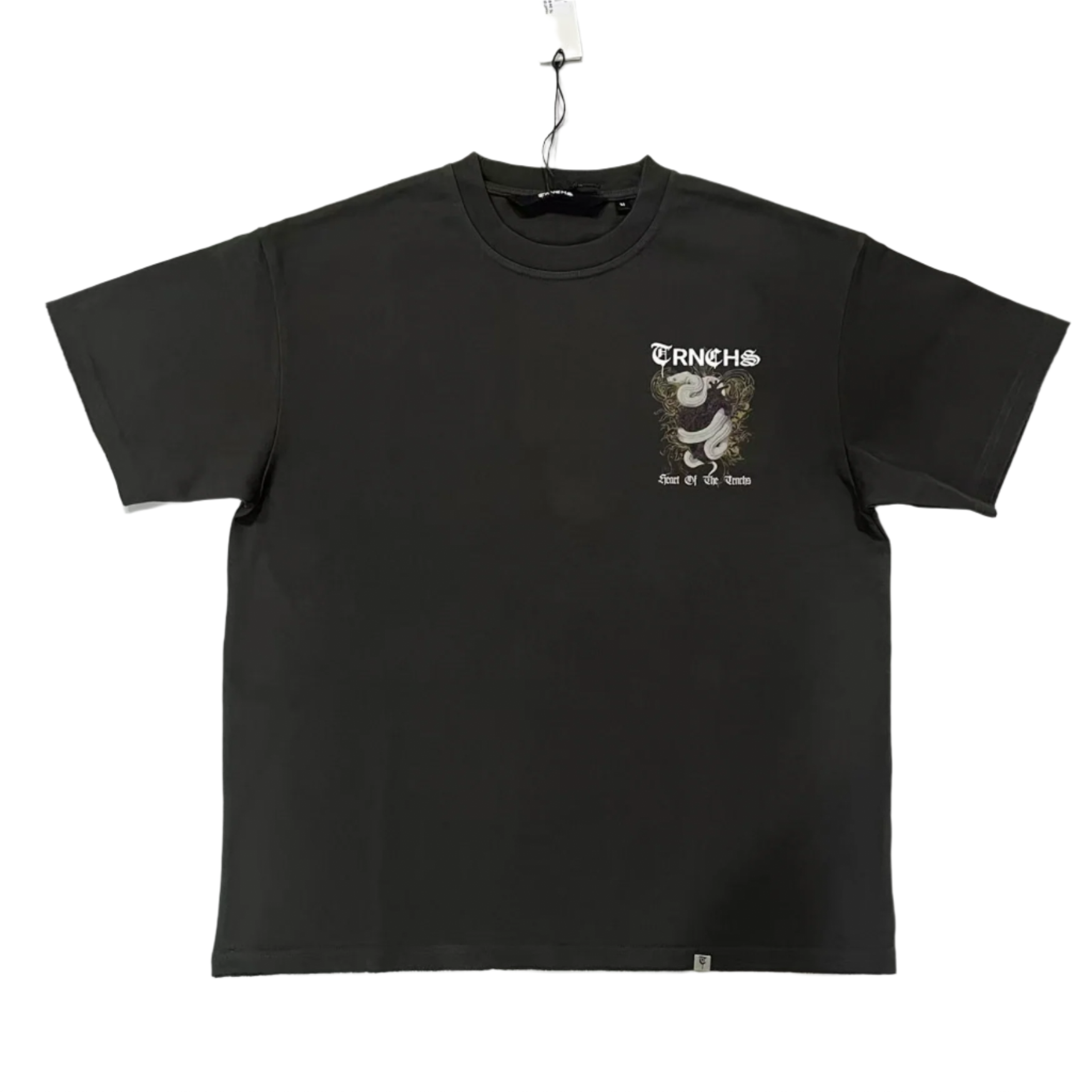"HEART OF THE TRNCHS" Black Tee