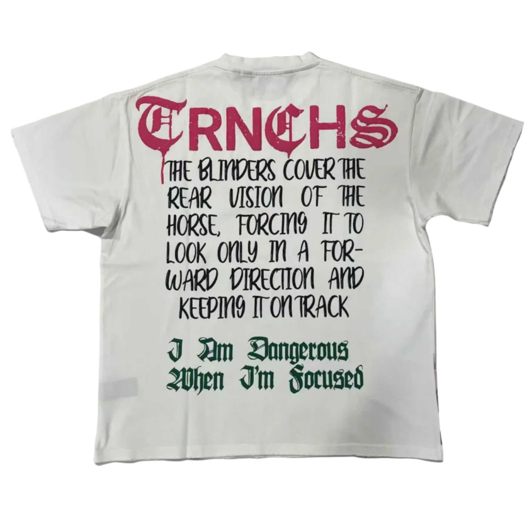 "HORSES" White Tee