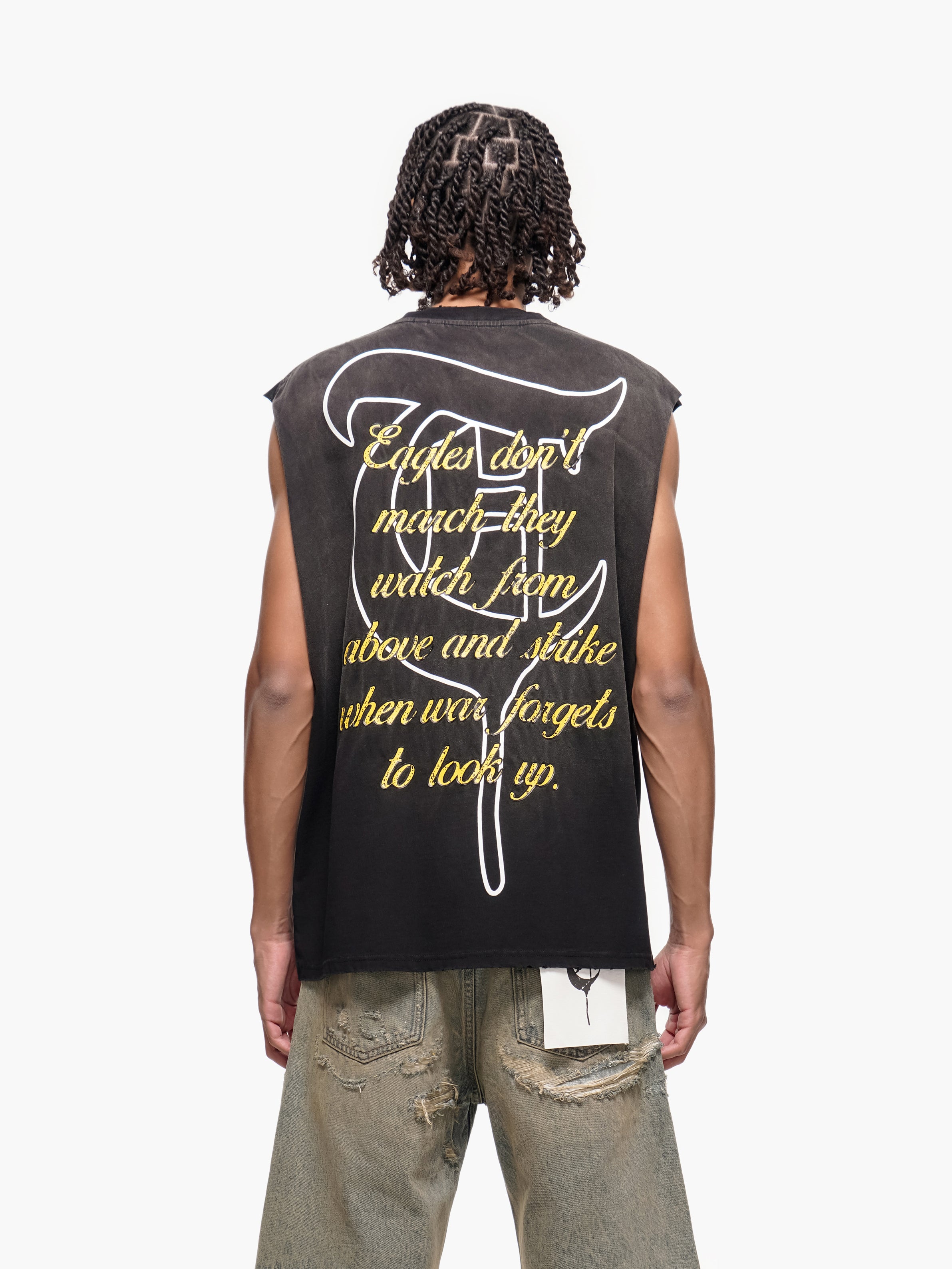 "UNCHOSEN FIGHT" Black Tank Top