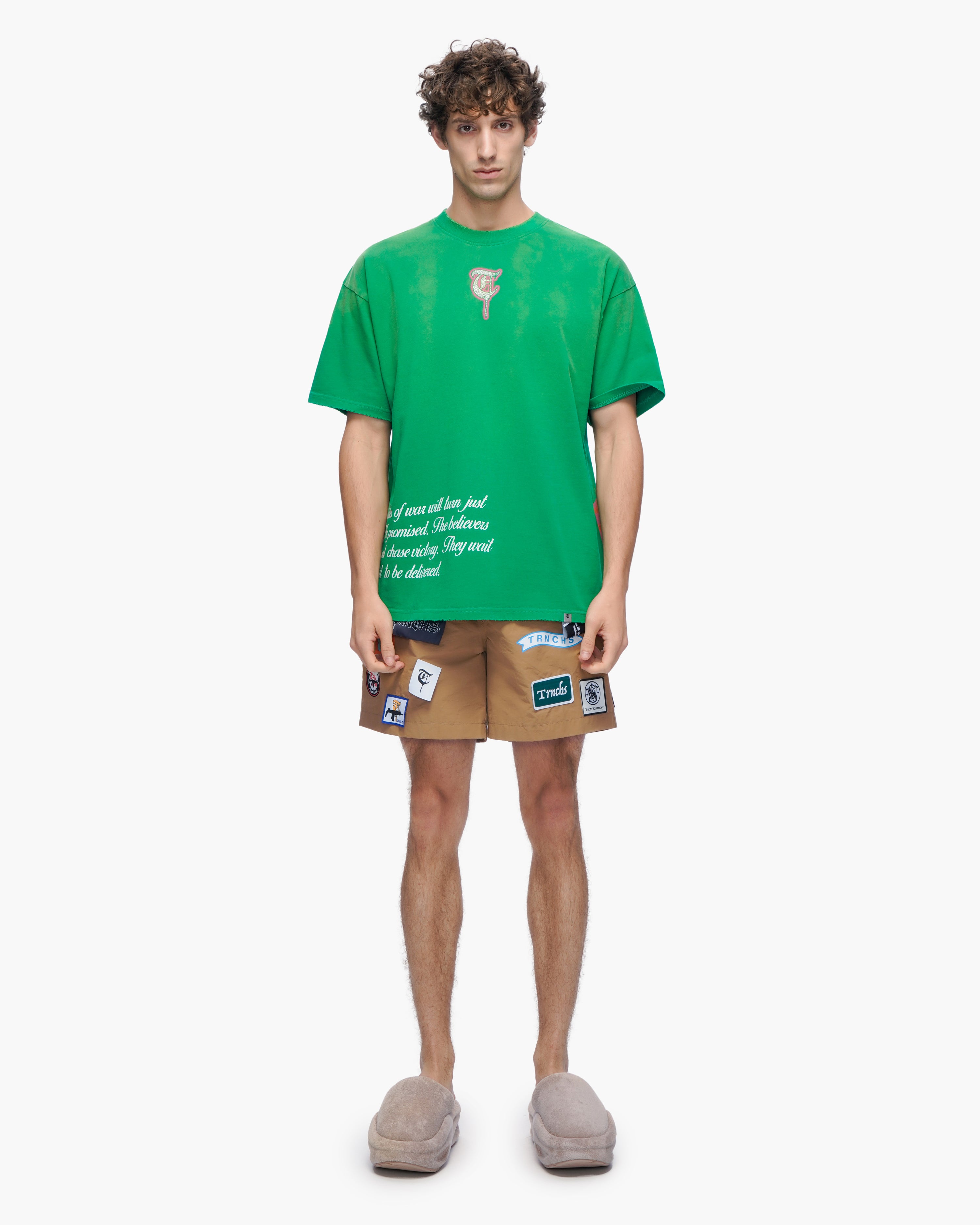 "TIDES OF WAR" Green Tee