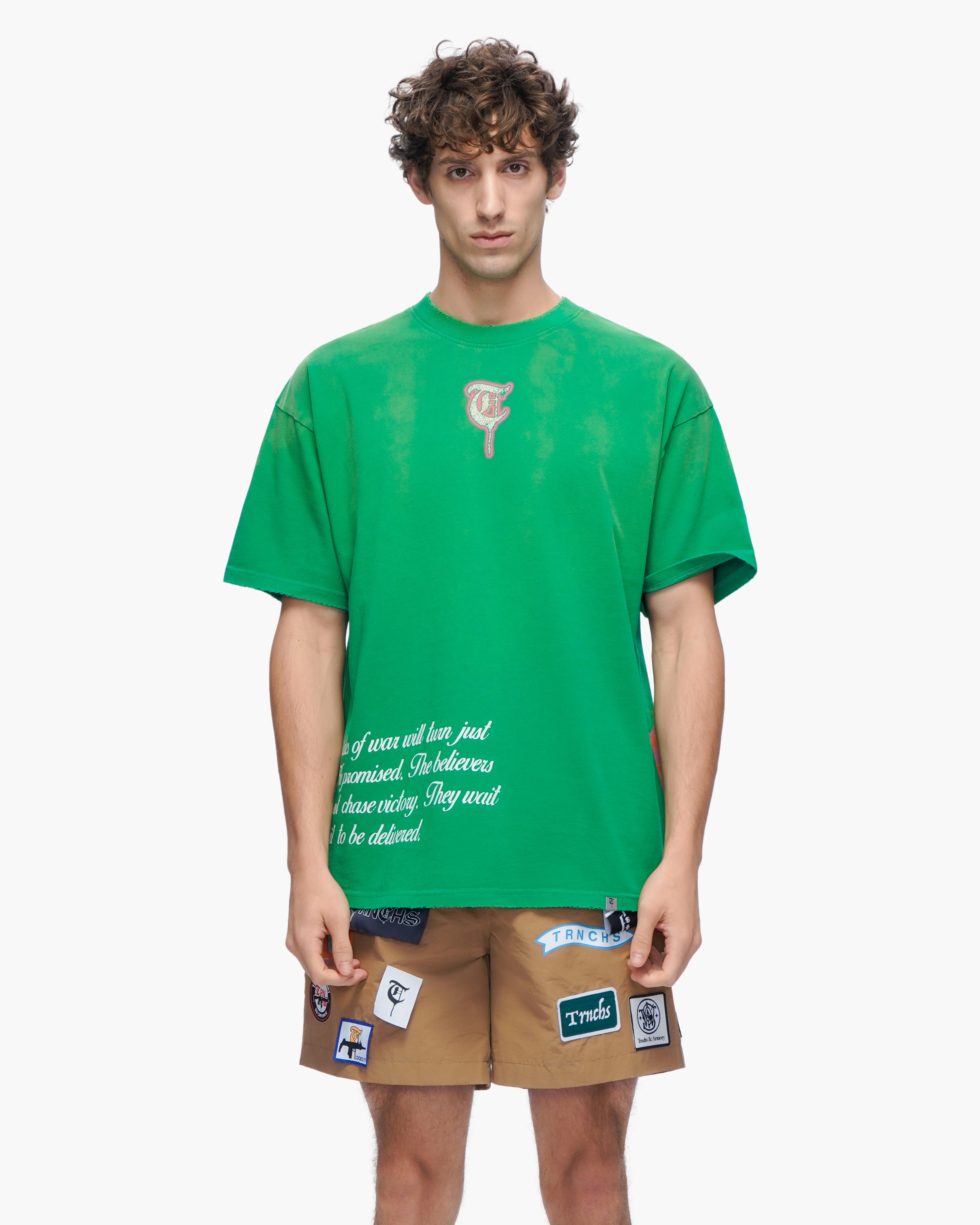 "TIDES OF WAR" Green Tee