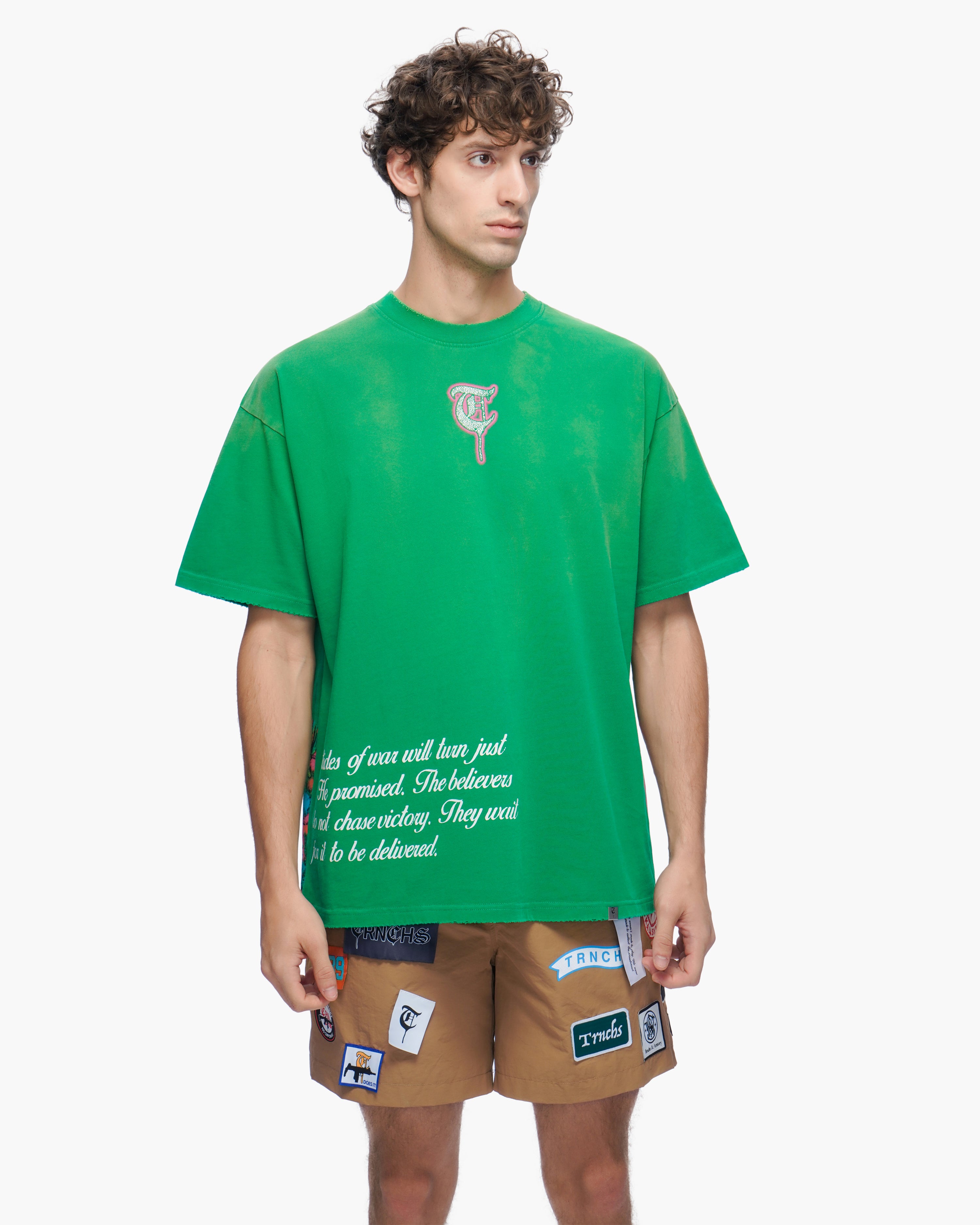 "TIDES OF WAR" Green Tee