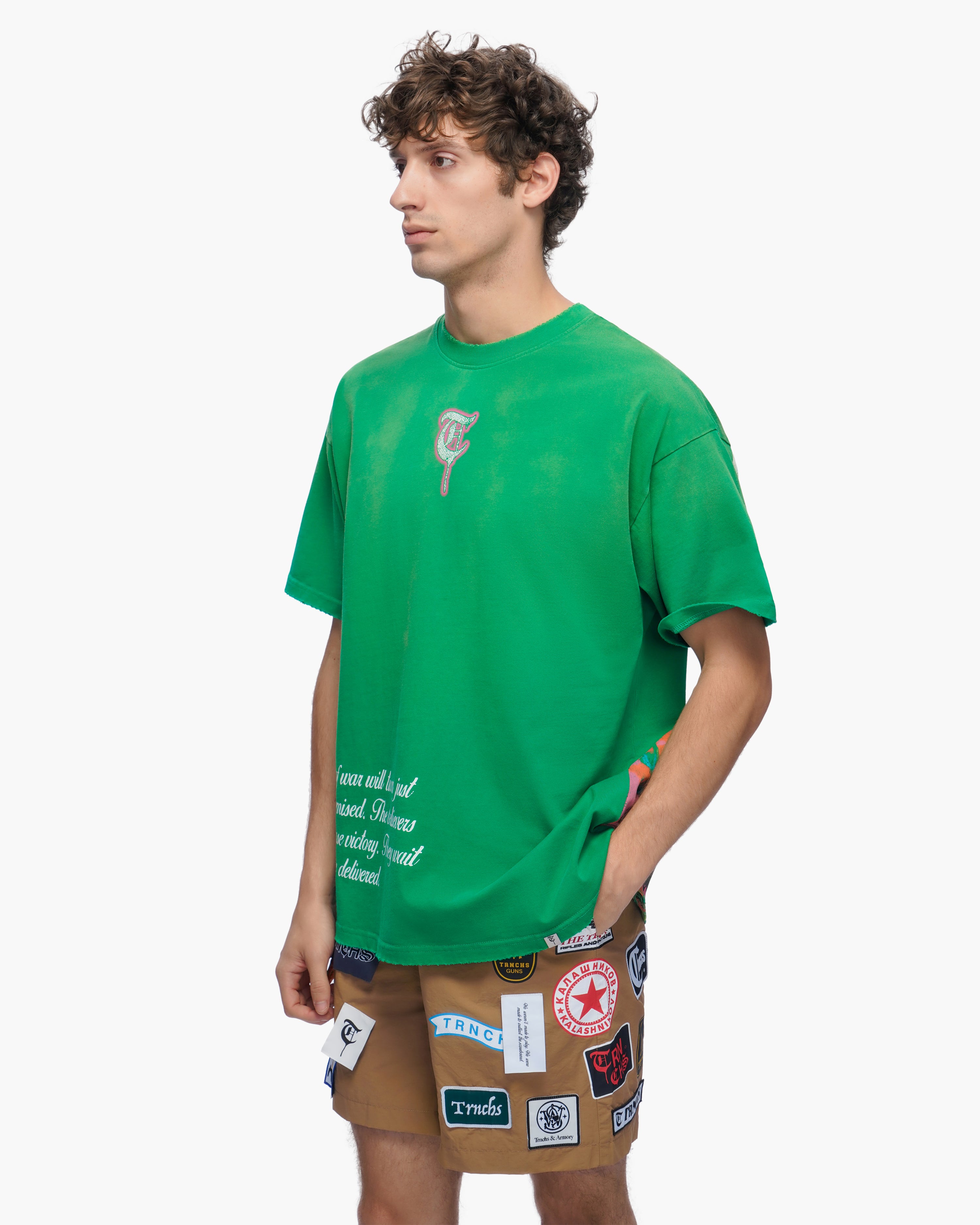 "TIDES OF WAR" Green Tee