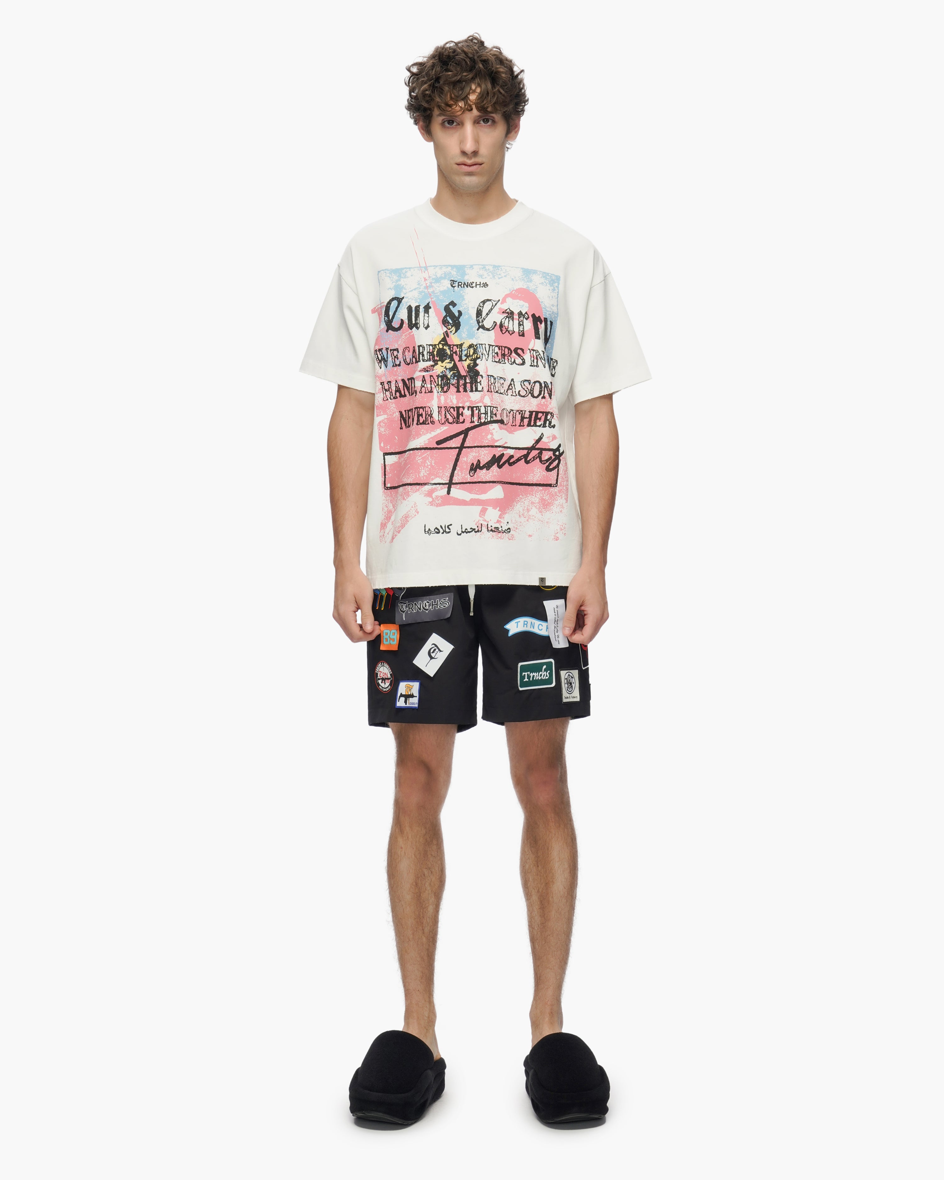 "THIS IS TRNCHS" White Tee