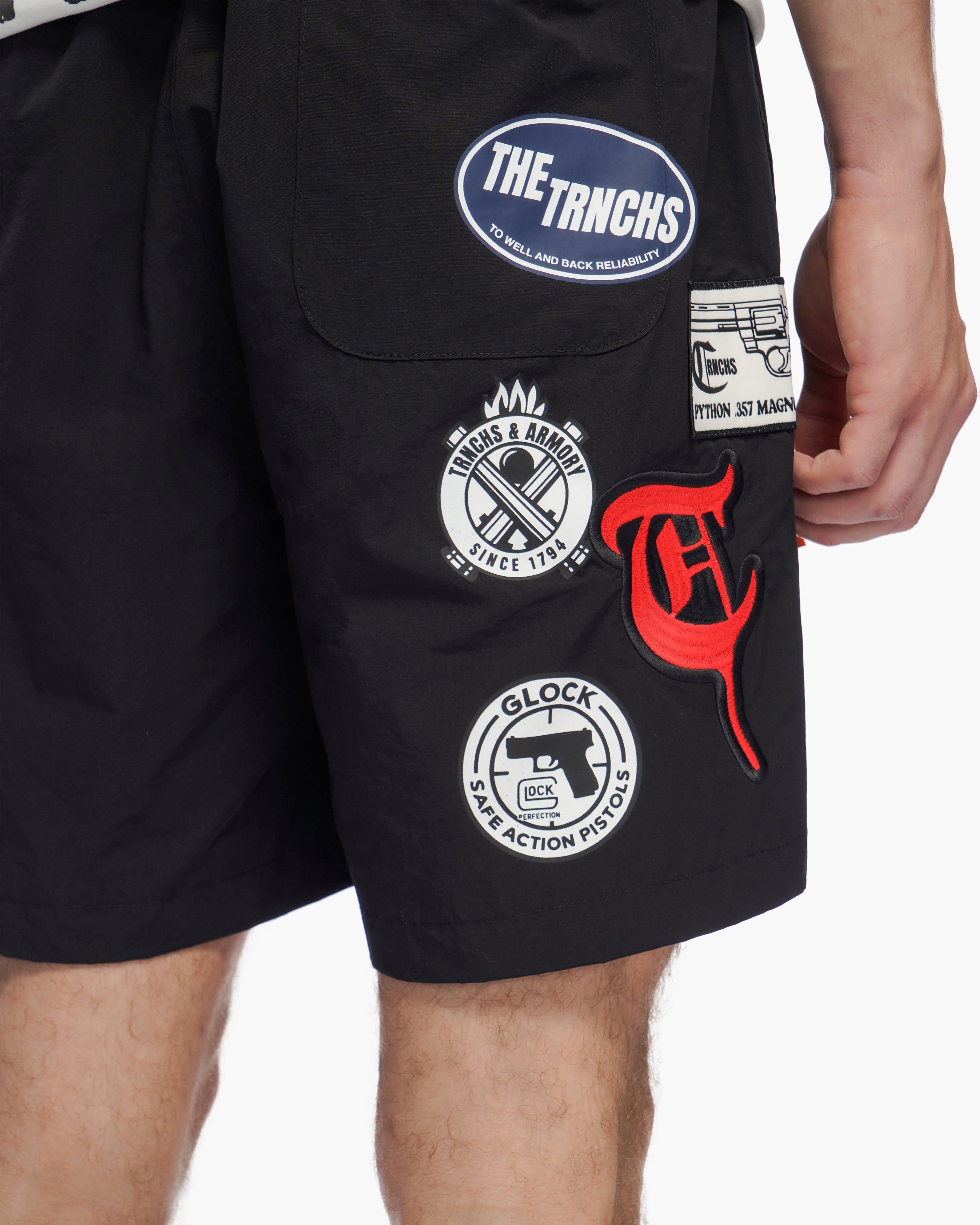 "COLLECTION" Black Shorts