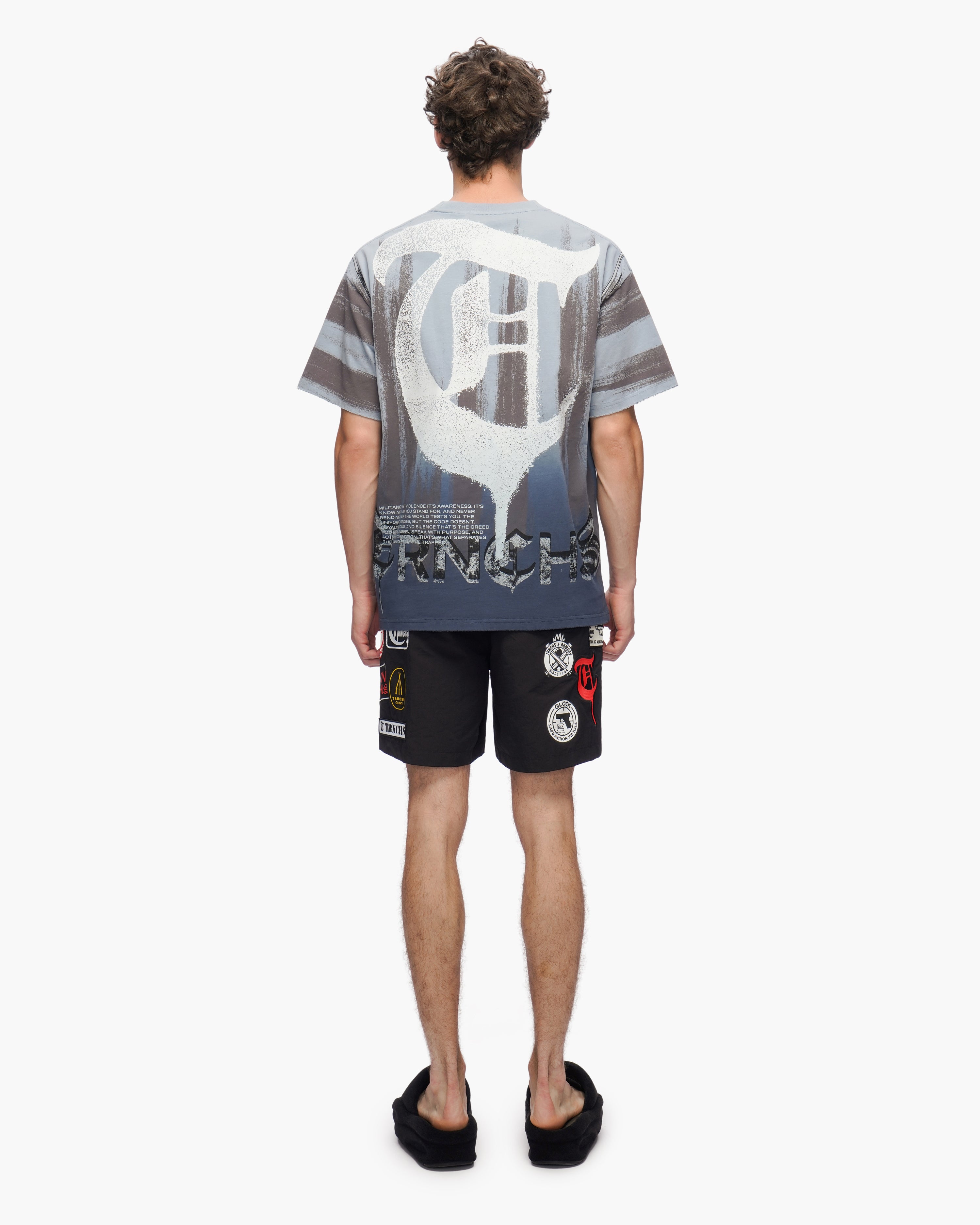 "CONTROL" Blue Tee