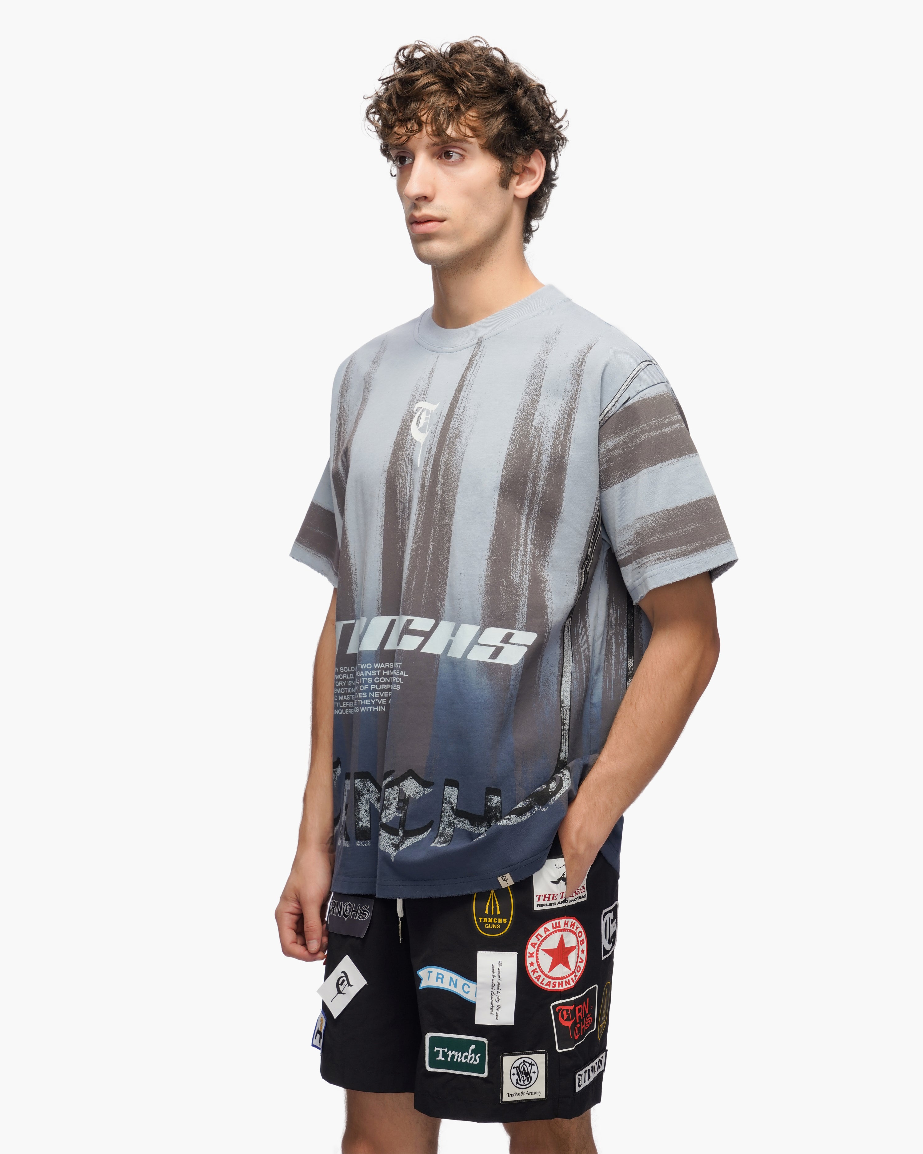 "CONTROL" Blue Tee