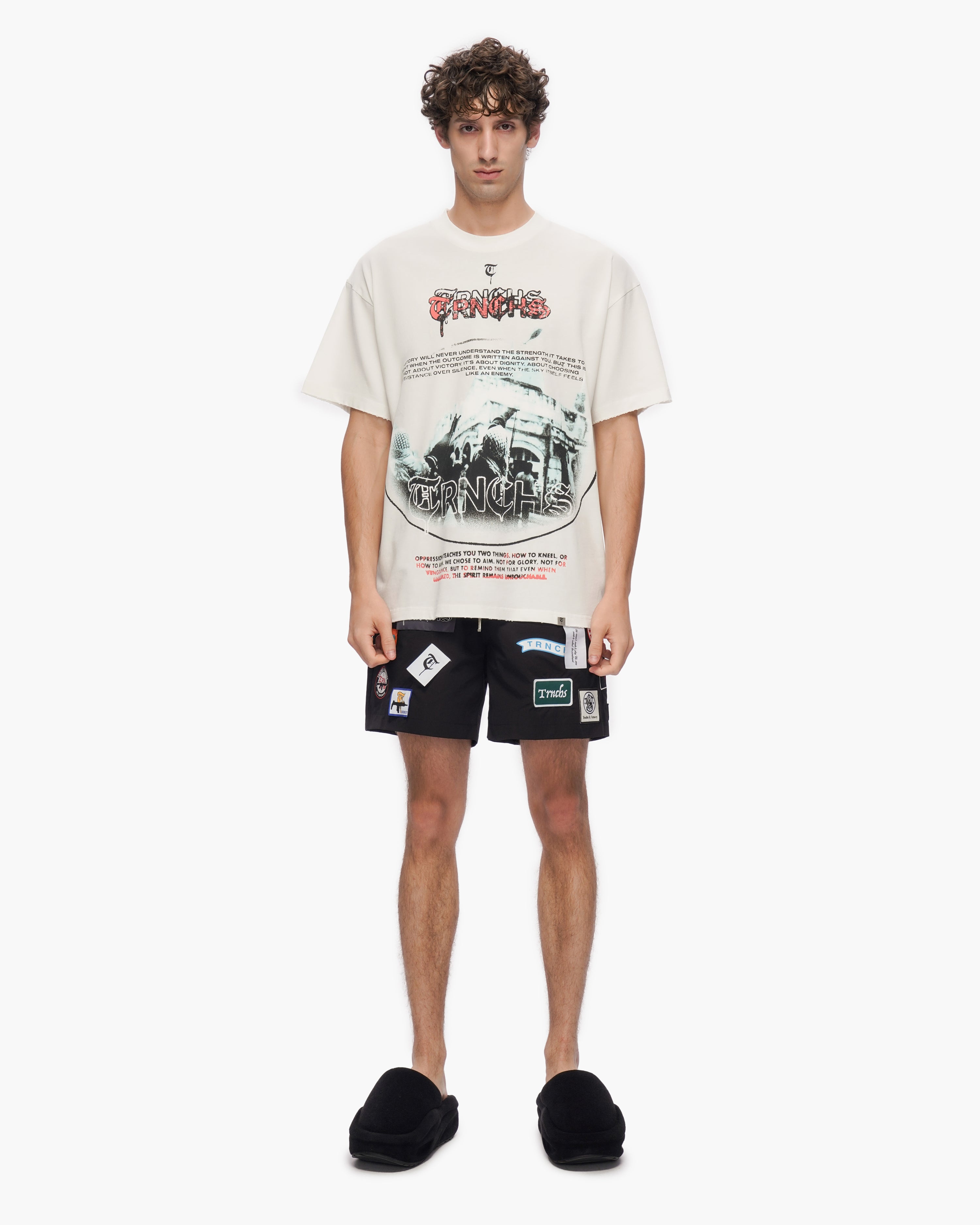 "OPPRESSION" White Tee