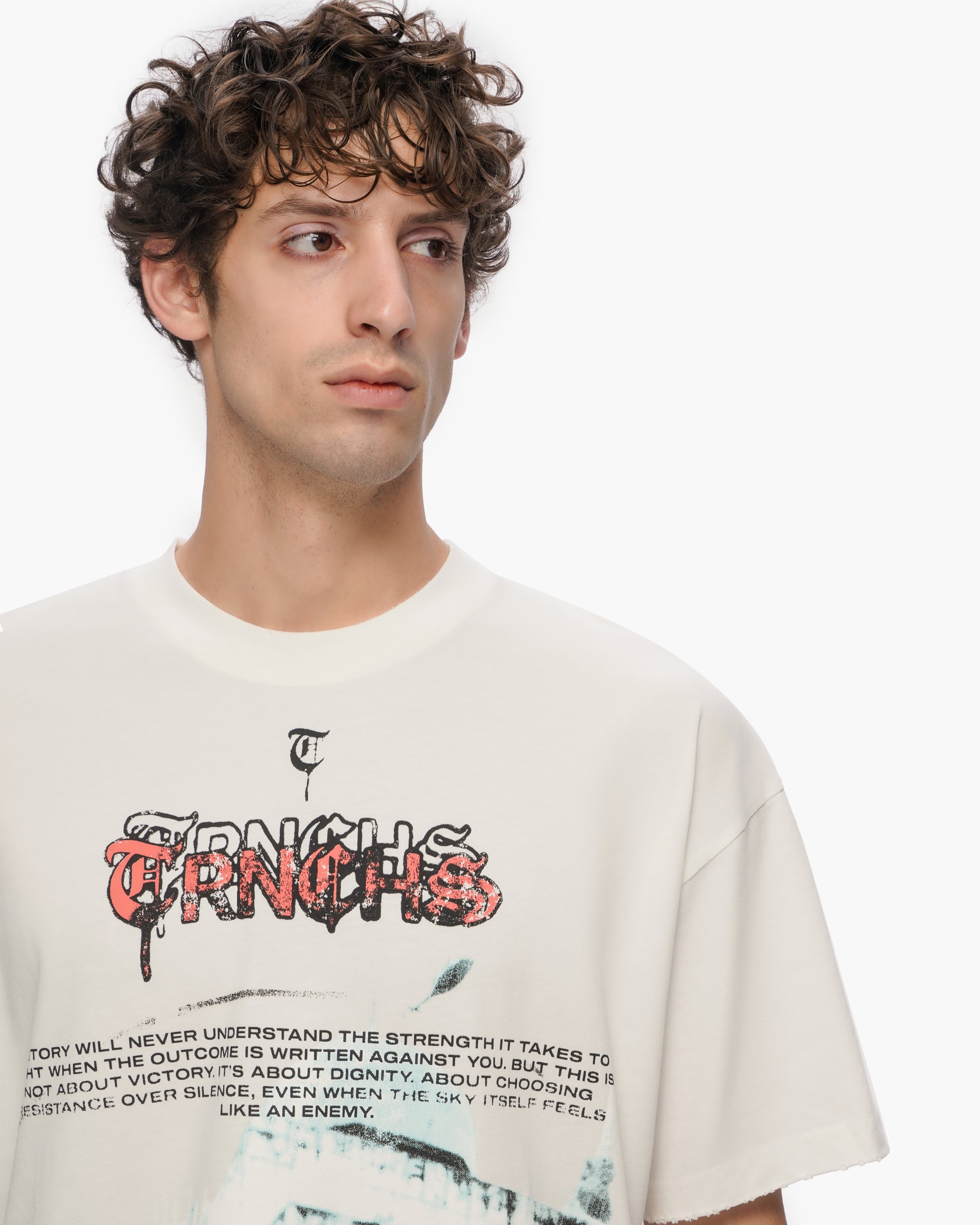 "OPPRESSION" White Tee
