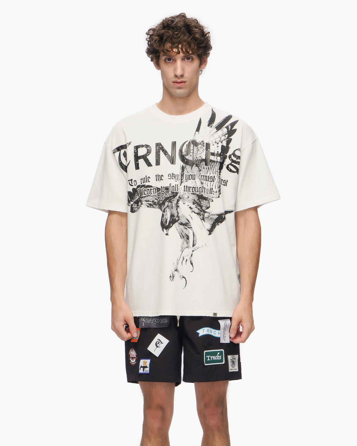 BEYOND REACH White Tee- - S