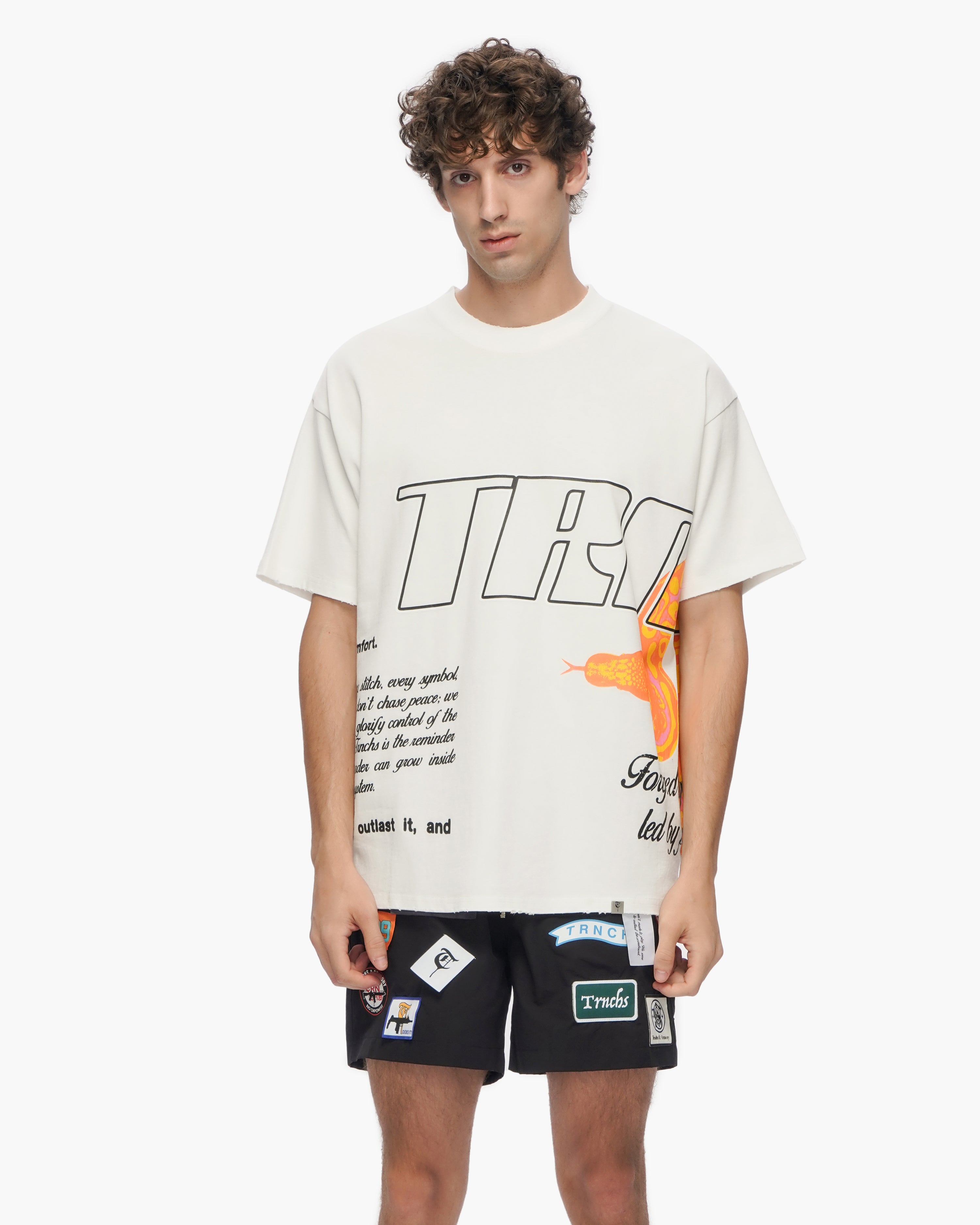 "FORGED BY STRUGGLE" White Tee
